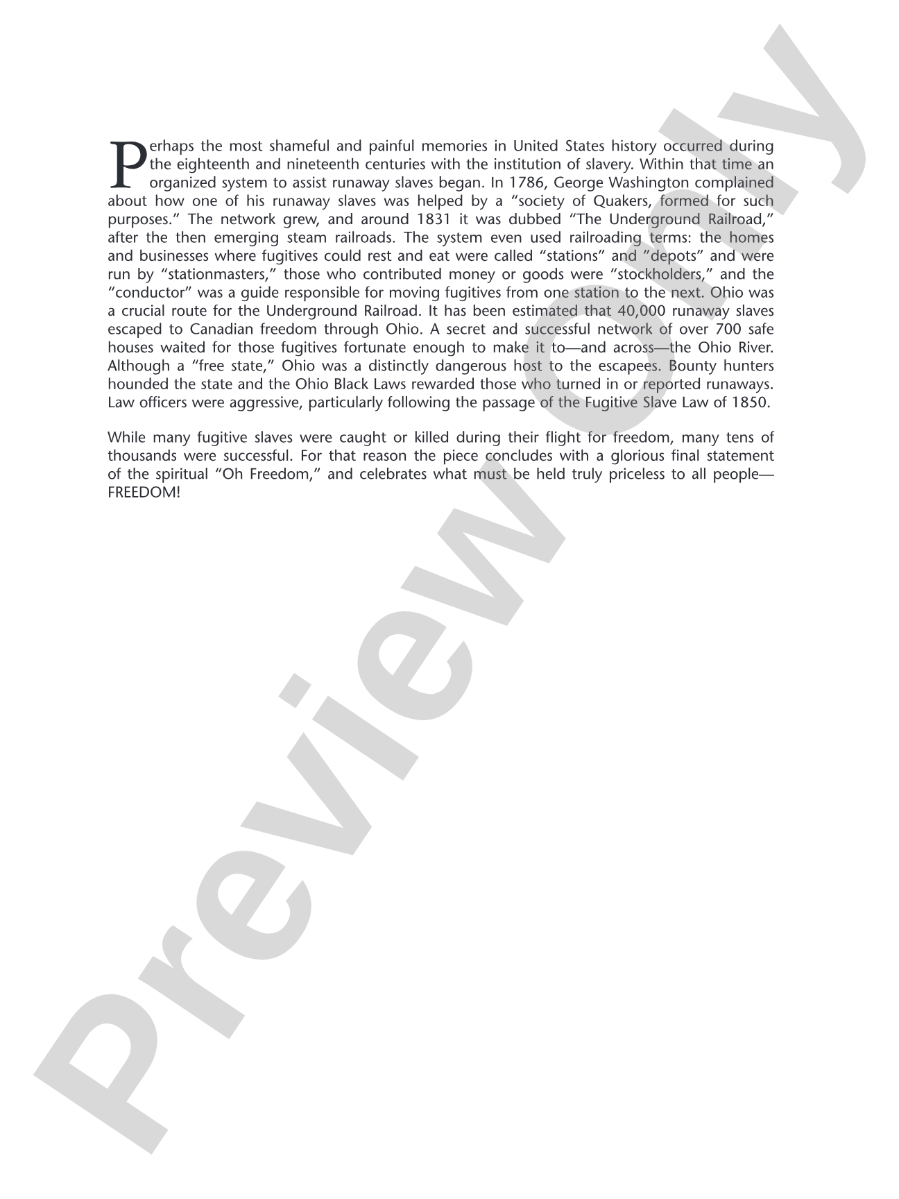 They Shall Run and Be Free: Concert Band Conductor Score & Parts