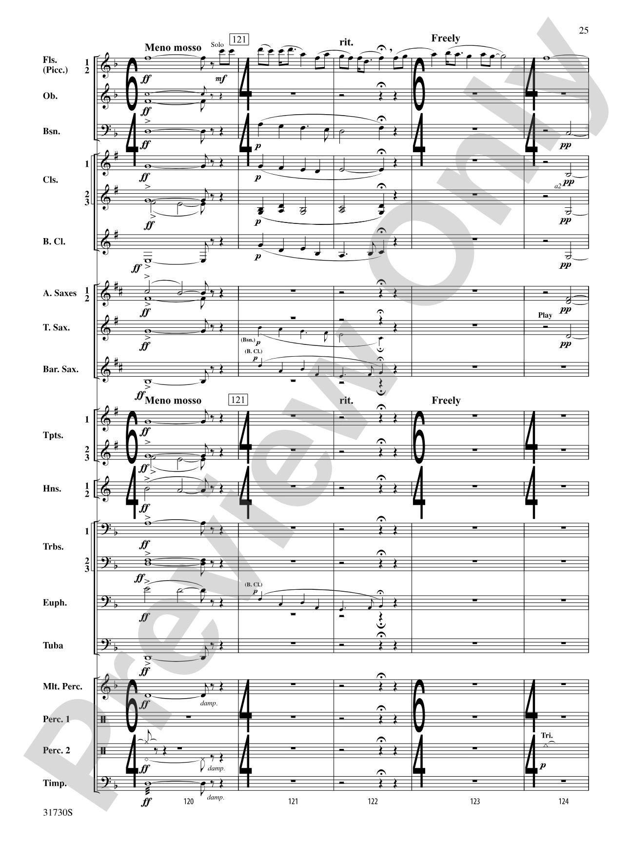 They Shall Run and Be Free: Concert Band Conductor Score & Parts