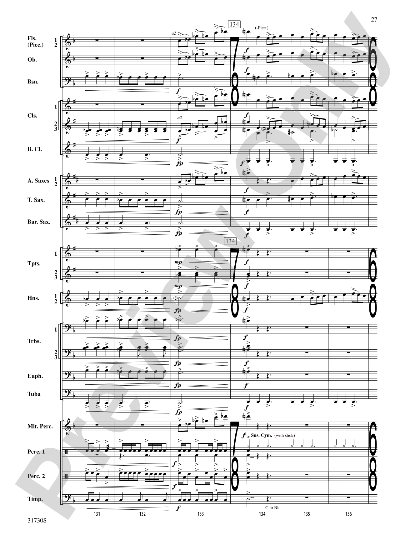 They Shall Run and Be Free: Concert Band Conductor Score & Parts