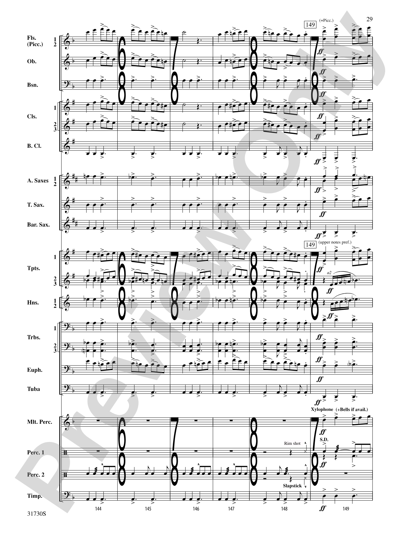 They Shall Run and Be Free: Concert Band Conductor Score & Parts