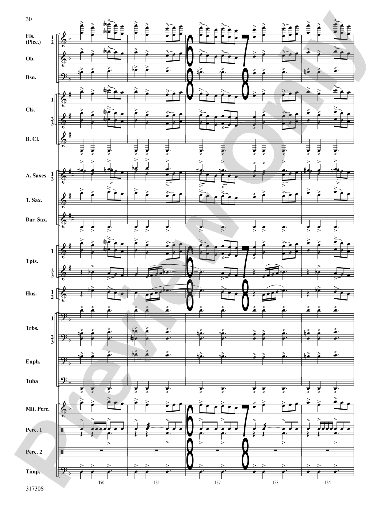 They Shall Run and Be Free: Concert Band Conductor Score & Parts