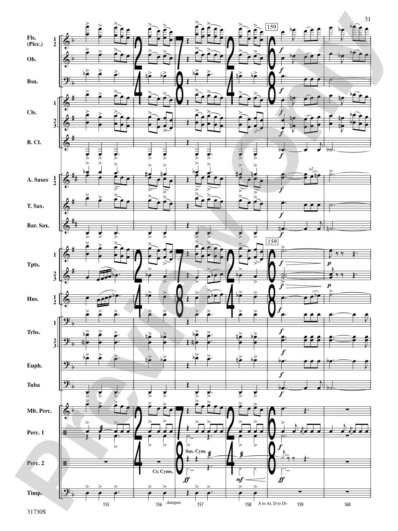 They Shall Run and Be Free: Concert Band Conductor Score & Parts