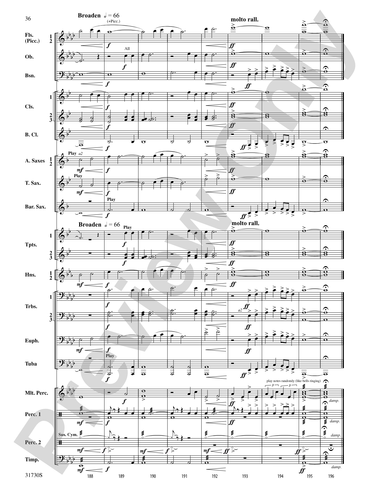 They Shall Run and Be Free: Concert Band Conductor Score & Parts
