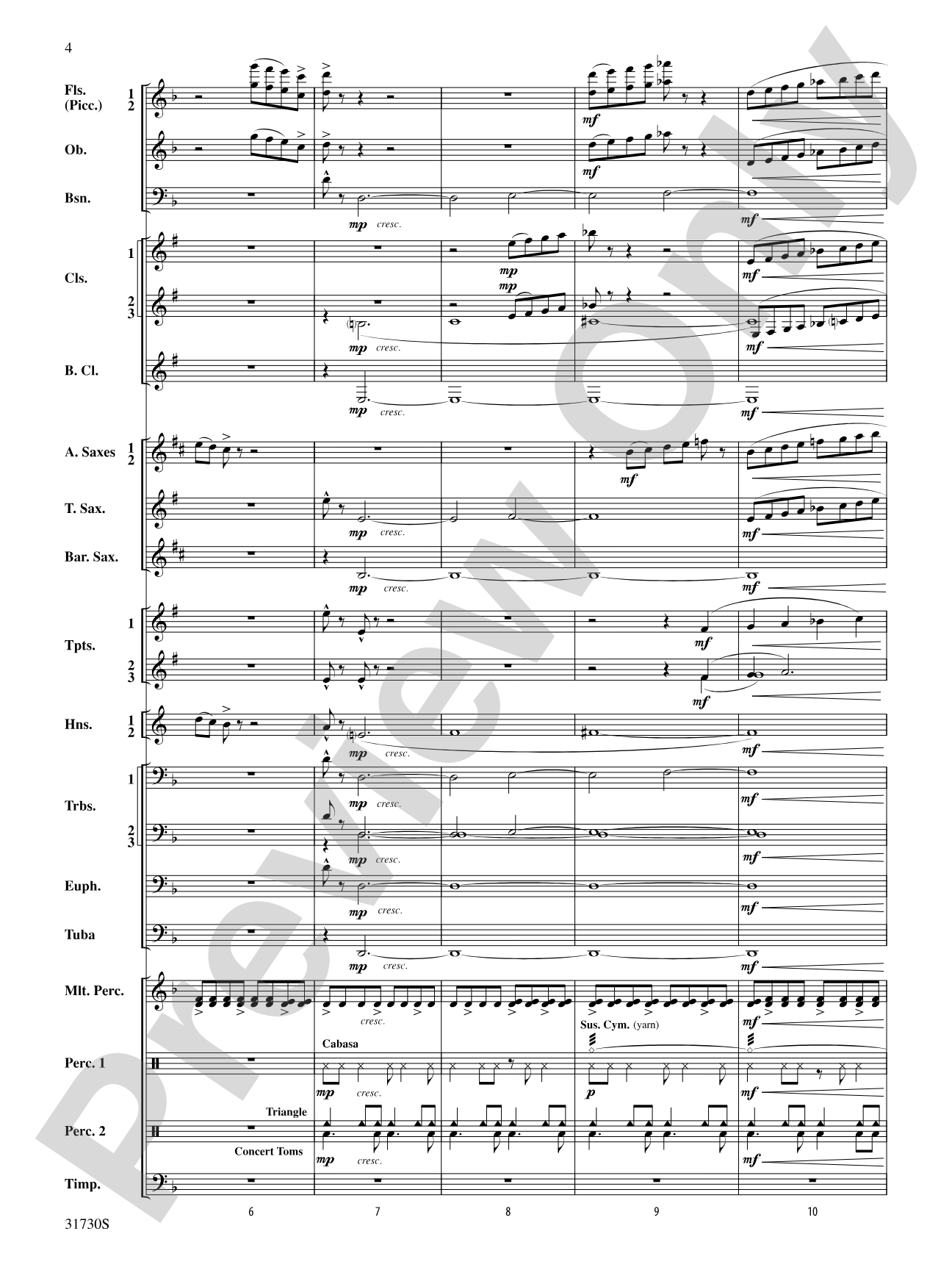 They Shall Run and Be Free: Concert Band Conductor Score & Parts