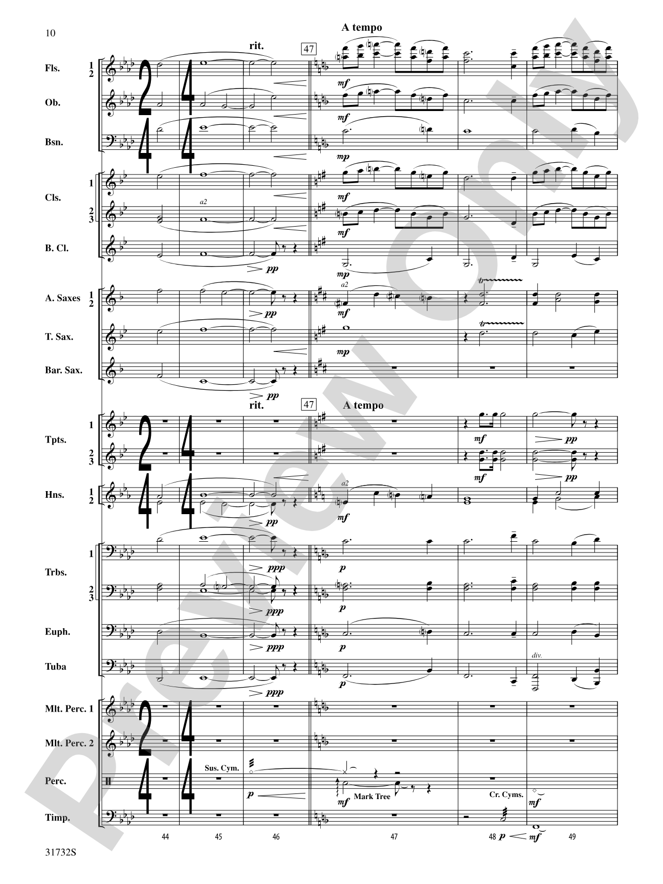On Wings of Angels: Concert Band Conductor Score & Parts
