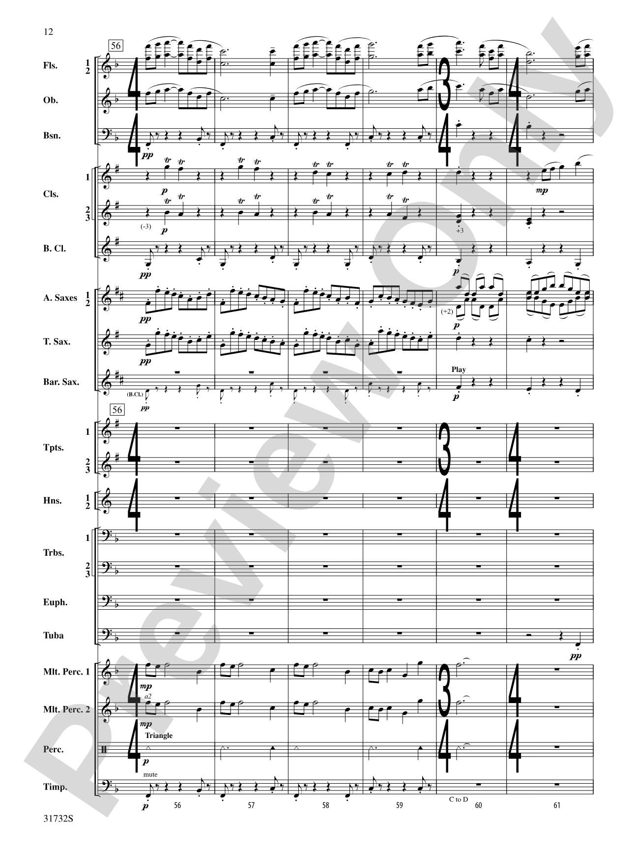 On Wings of Angels: Concert Band Conductor Score & Parts