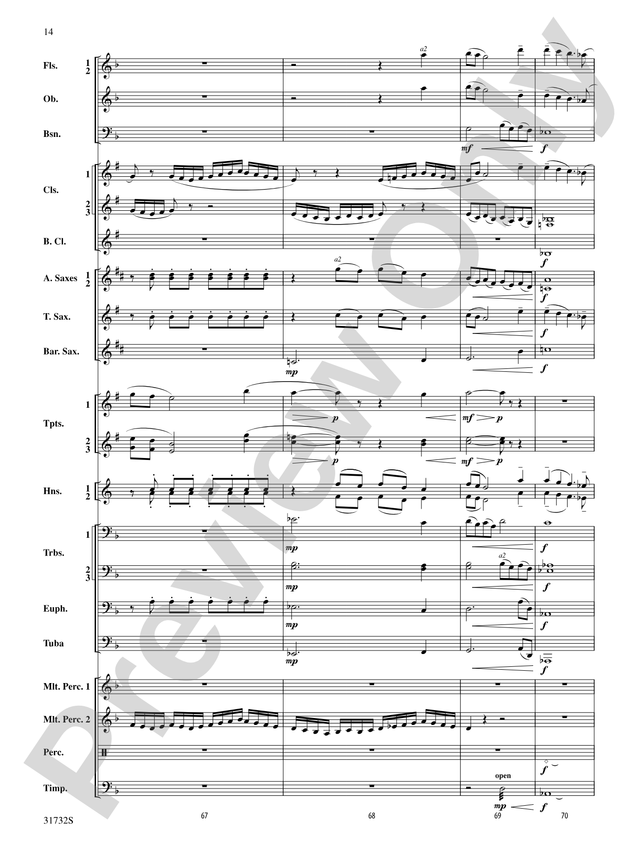 On Wings of Angels: Concert Band Conductor Score & Parts