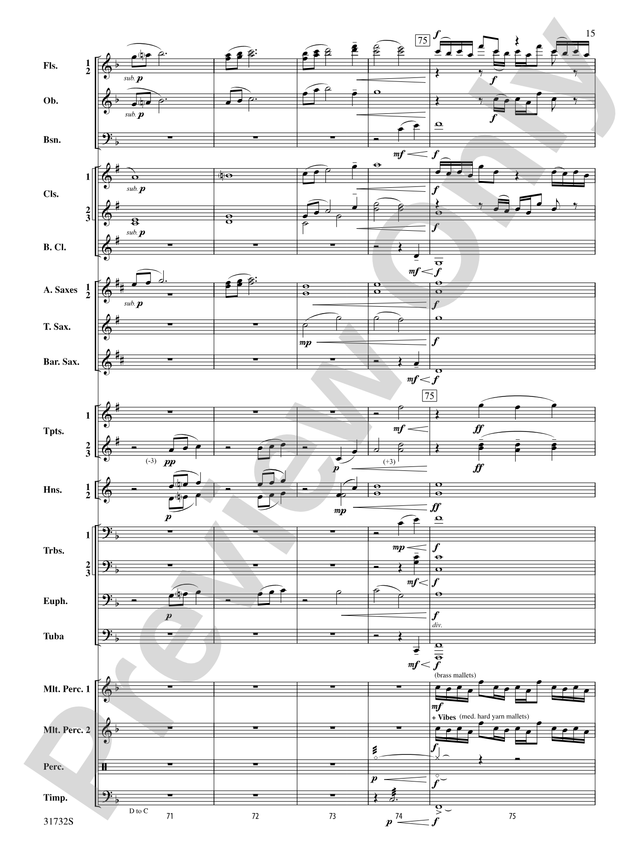 On Wings of Angels: Concert Band Conductor Score & Parts