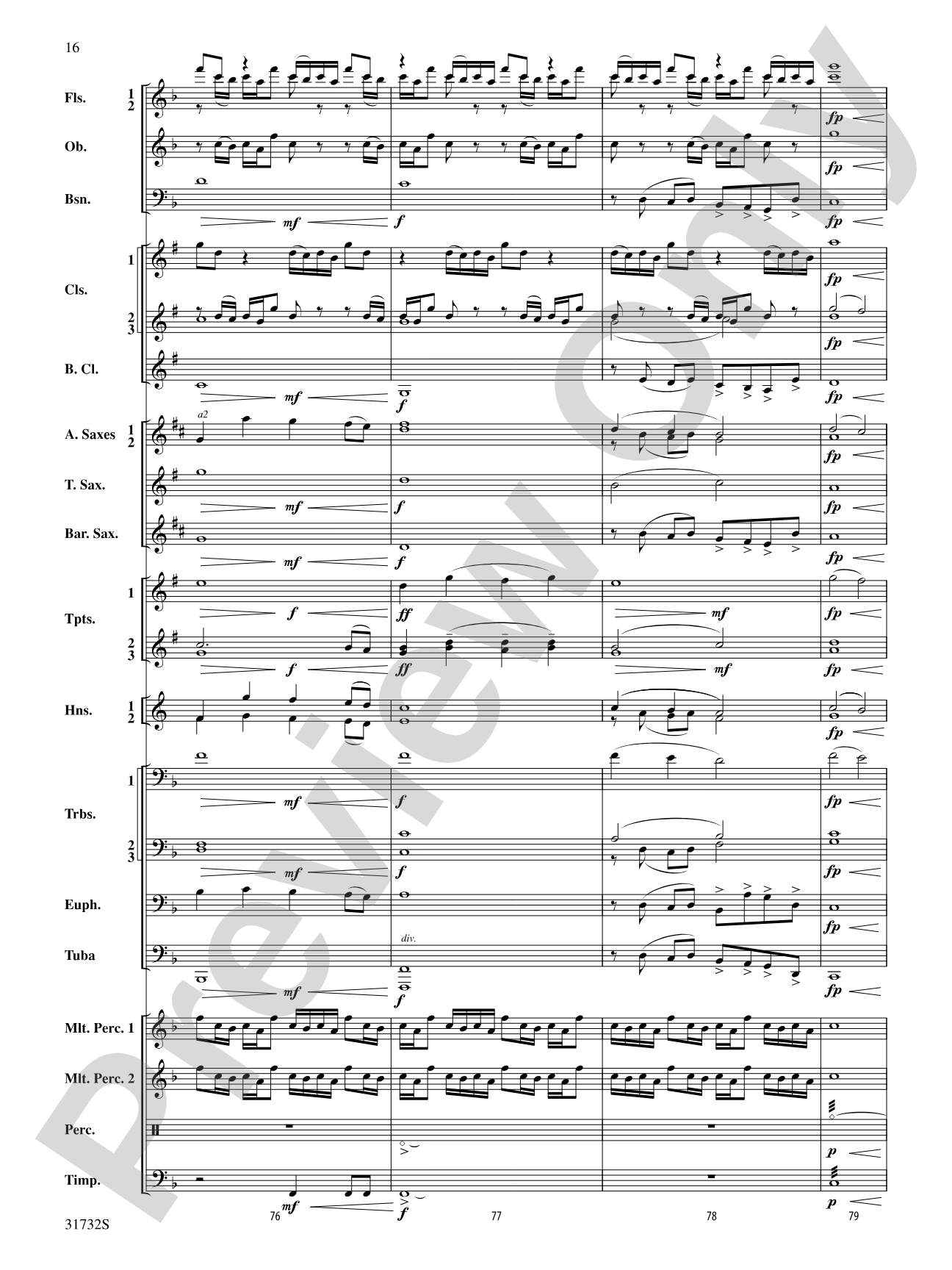 On Wings of Angels: Concert Band Conductor Score & Parts