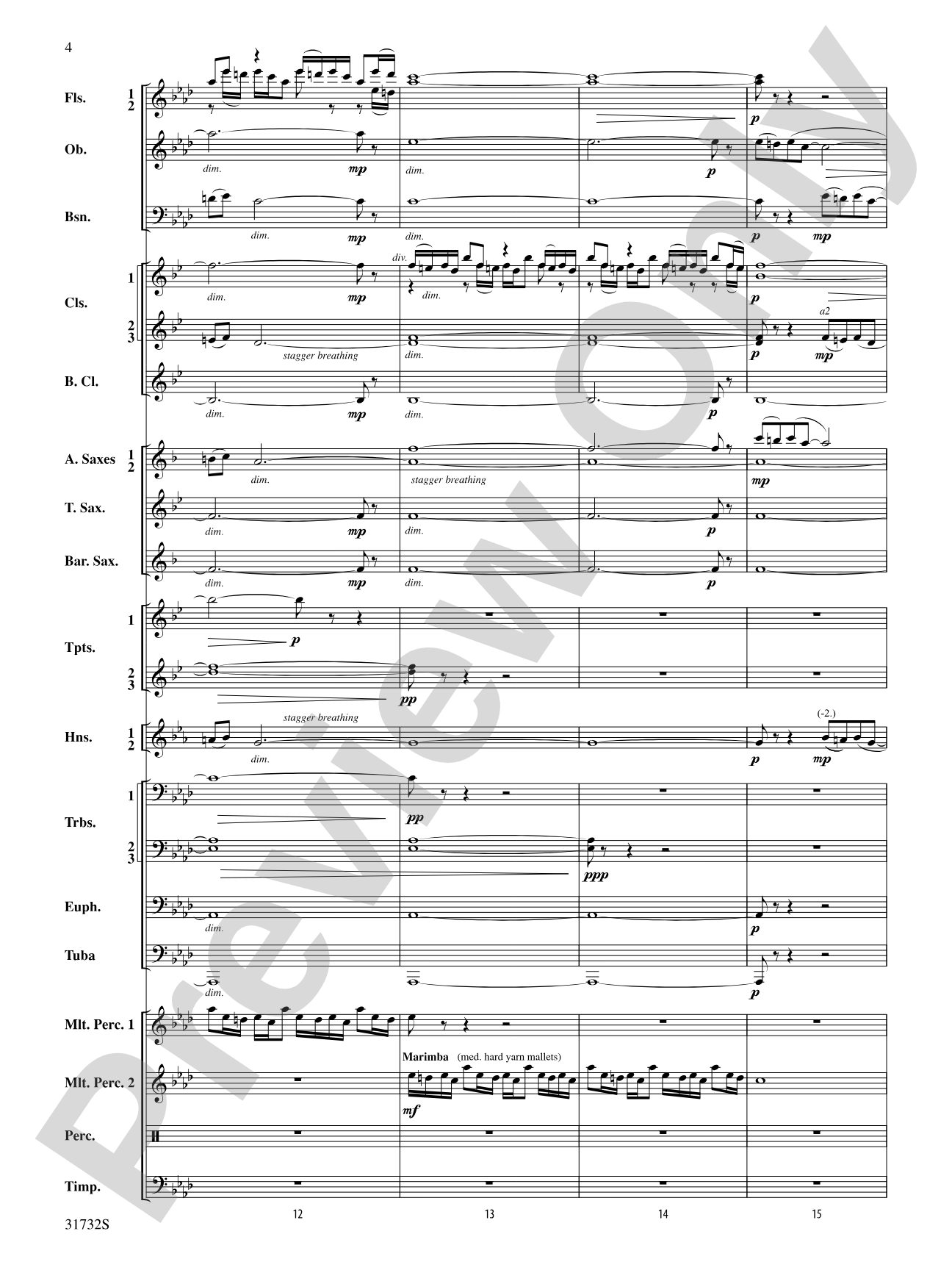On Wings of Angels: Concert Band Conductor Score & Parts