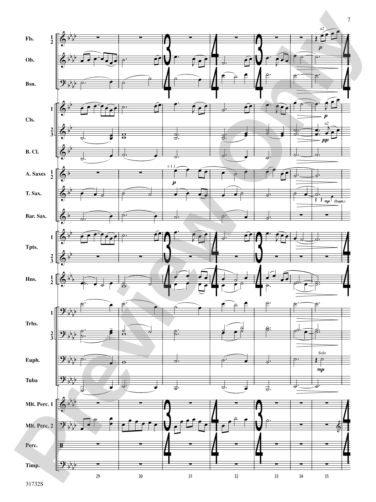 On Wings of Angels: Concert Band Conductor Score & Parts
