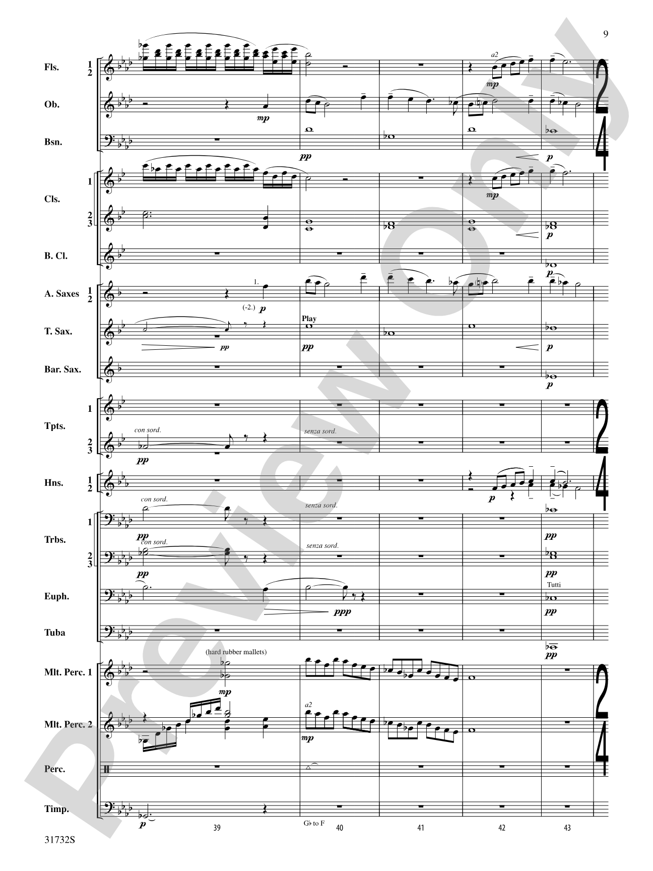 On Wings of Angels: Concert Band Conductor Score & Parts