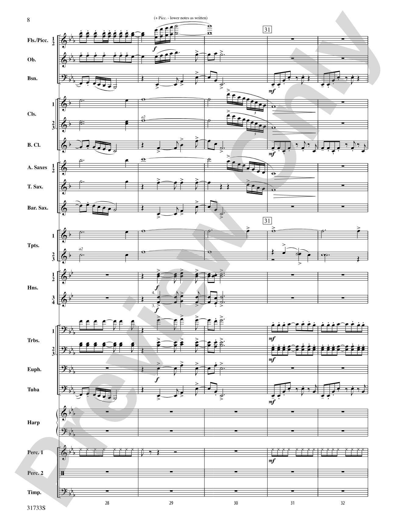 Santa's Journey (Bringing "Joy to the World"): Concert Band Conductor Score & Parts