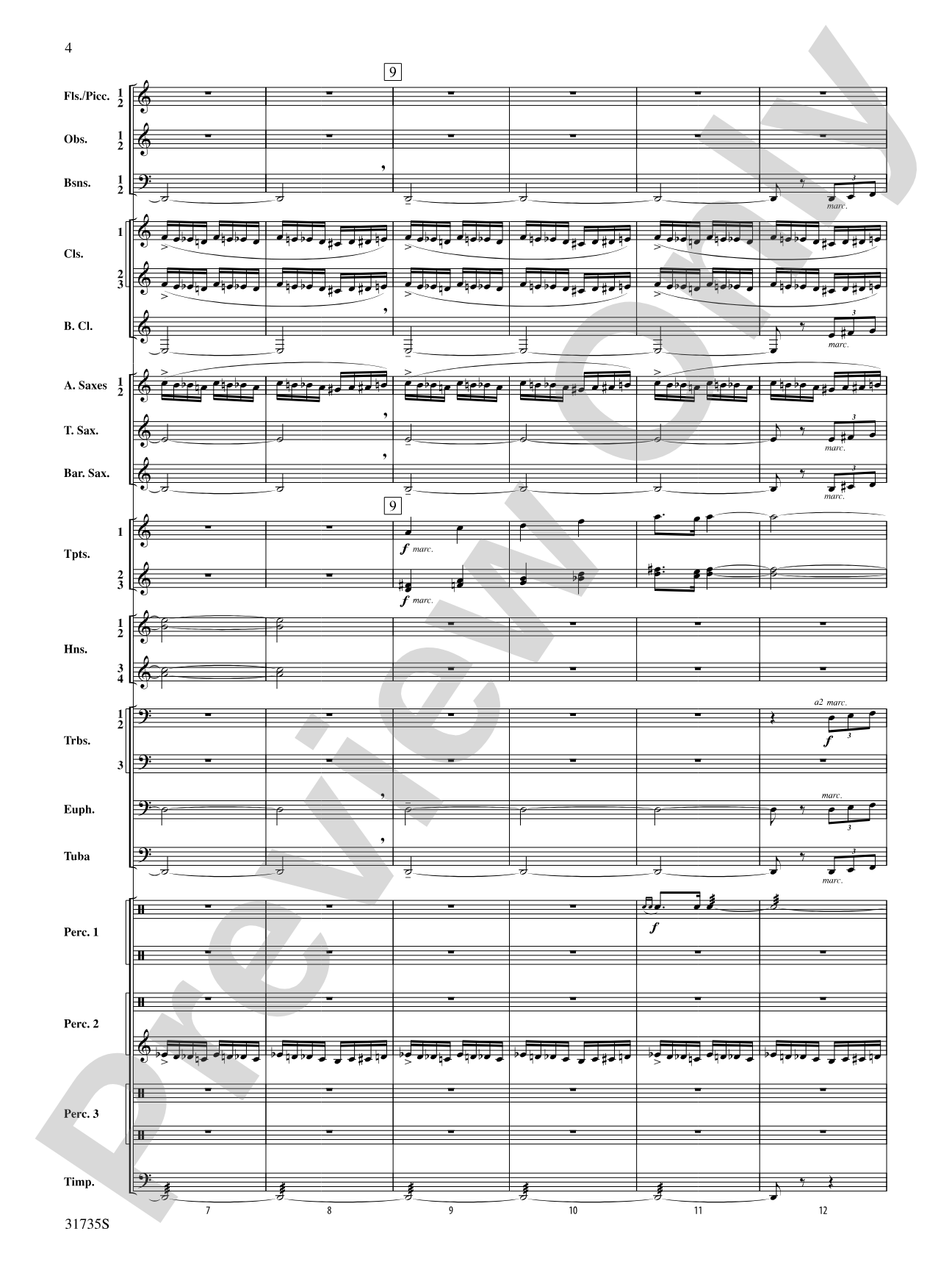 Heartland Sketches: Concert Band Conductor Score & Parts