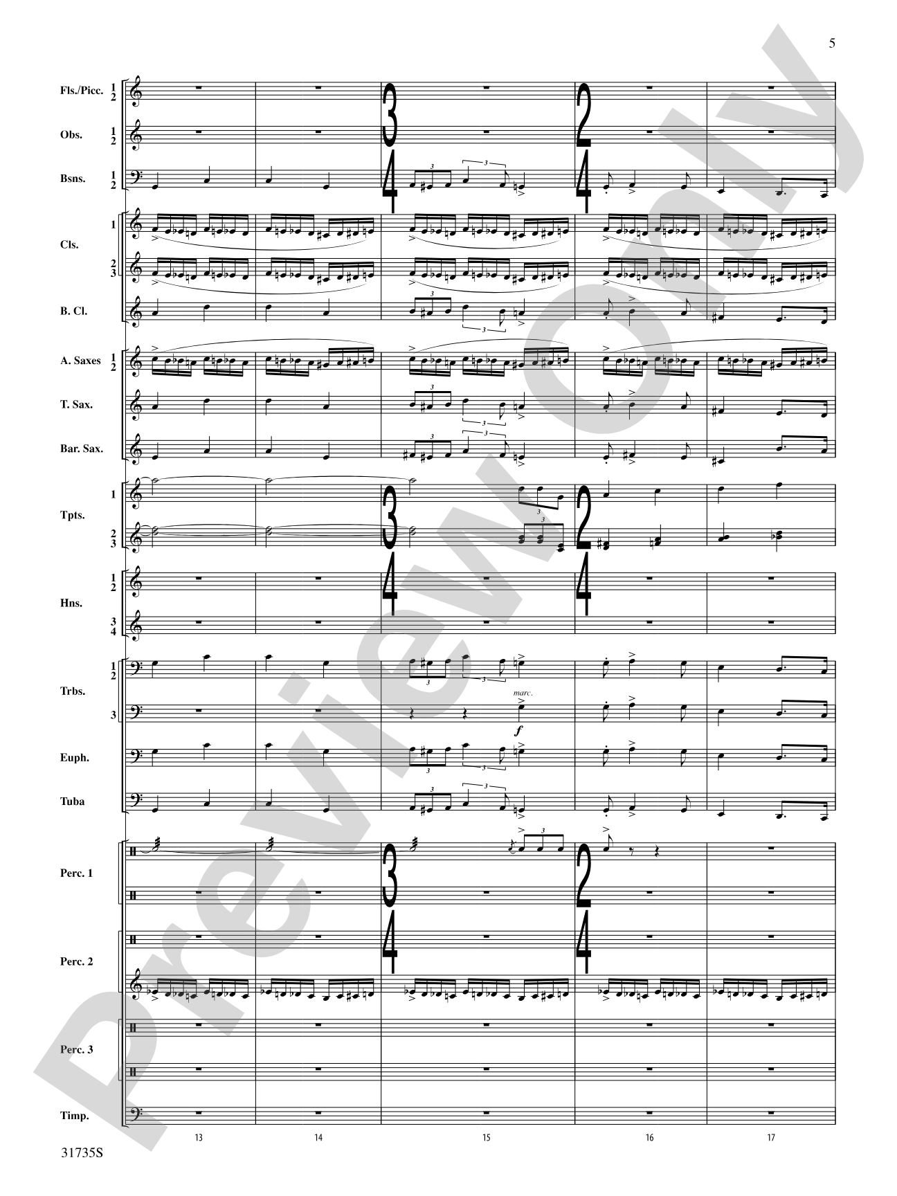 Heartland Sketches: Concert Band Conductor Score & Parts