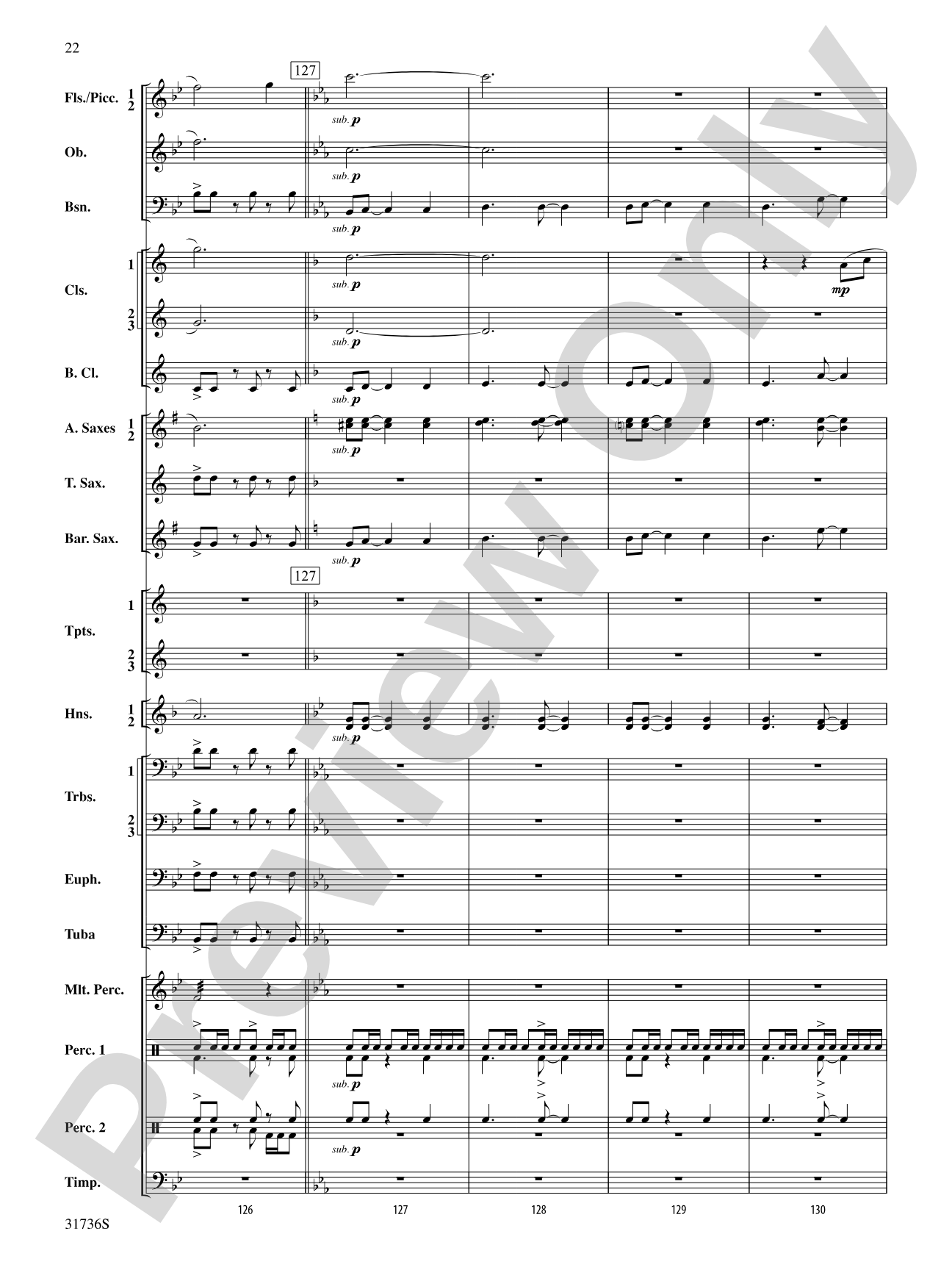 Aquia Hills: Concert Band Conductor Score & Parts