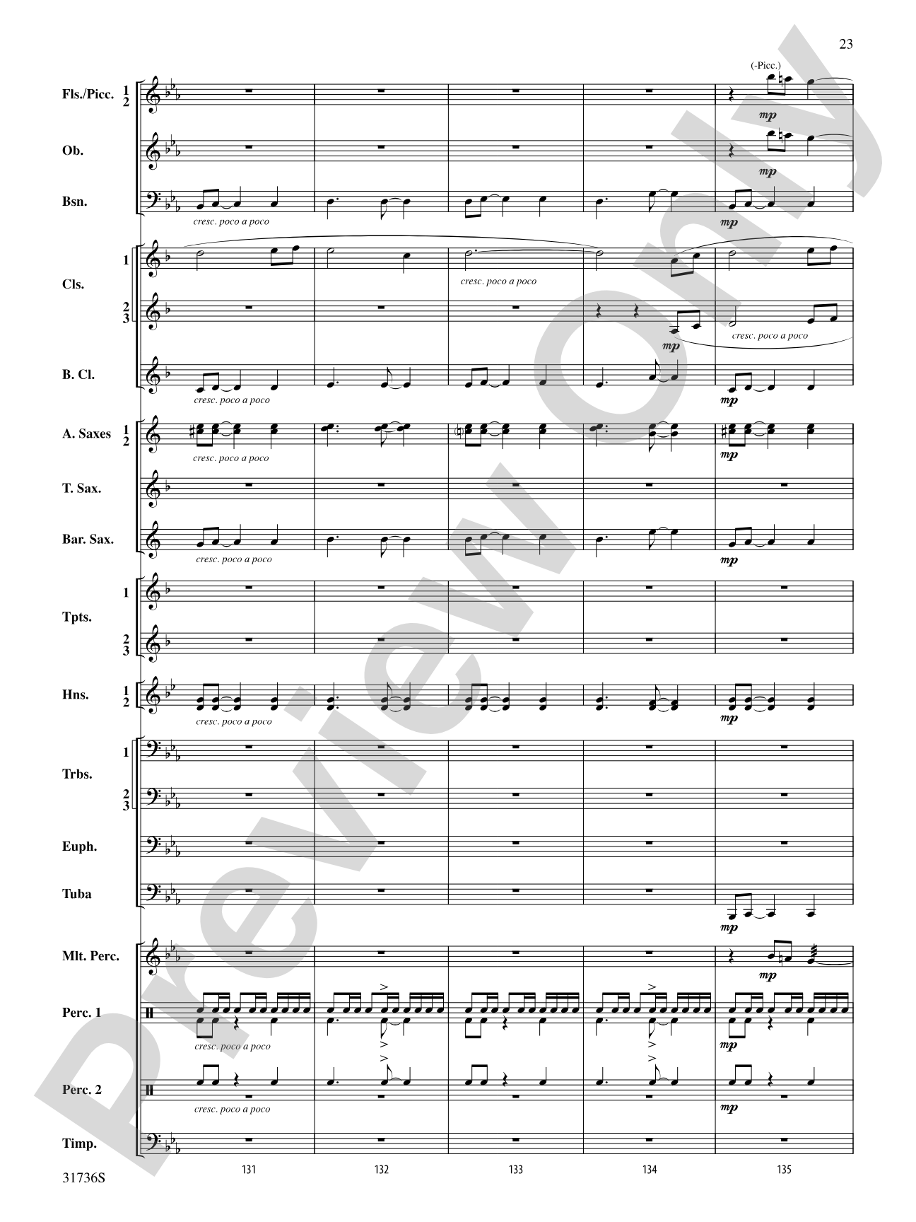 Aquia Hills: Concert Band Conductor Score & Parts
