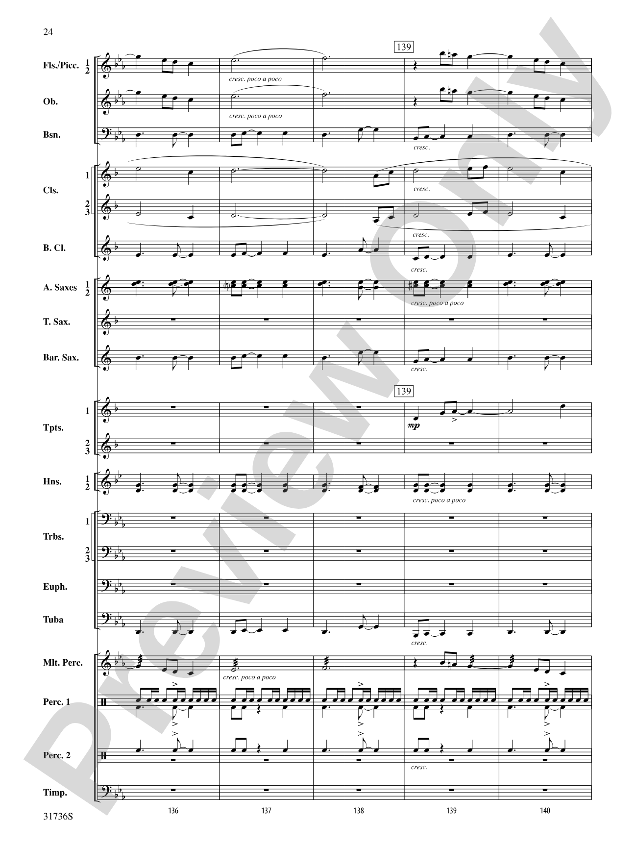 Aquia Hills: Concert Band Conductor Score & Parts