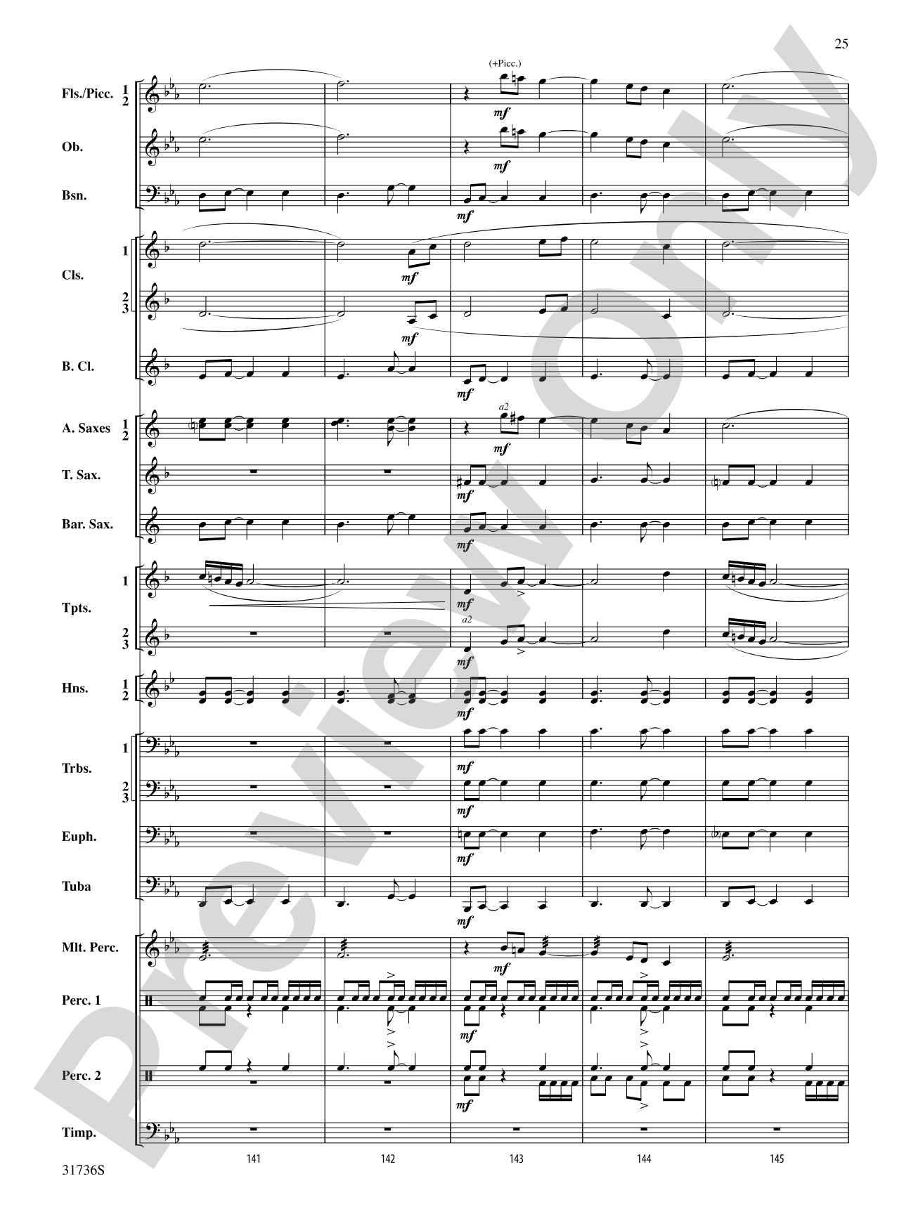 Aquia Hills: Concert Band Conductor Score & Parts