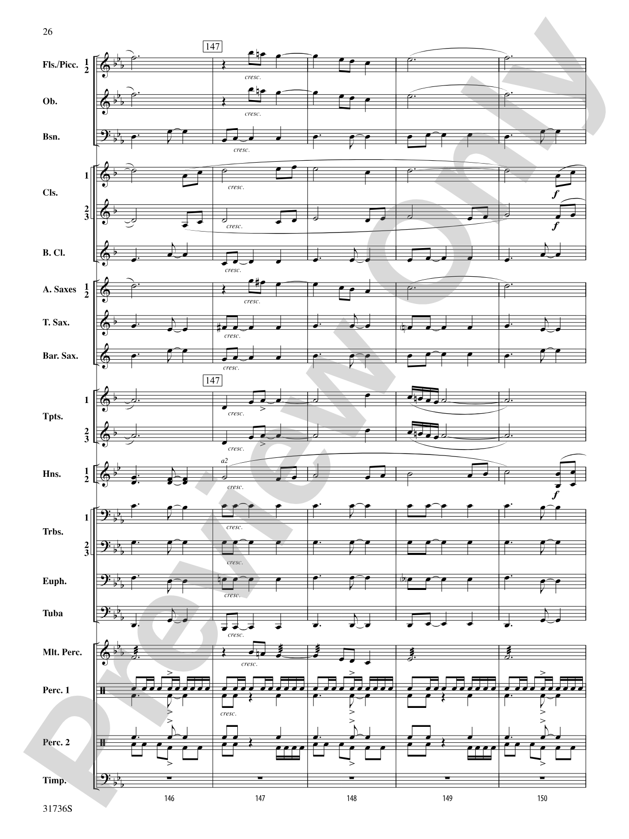 Aquia Hills: Concert Band Conductor Score & Parts