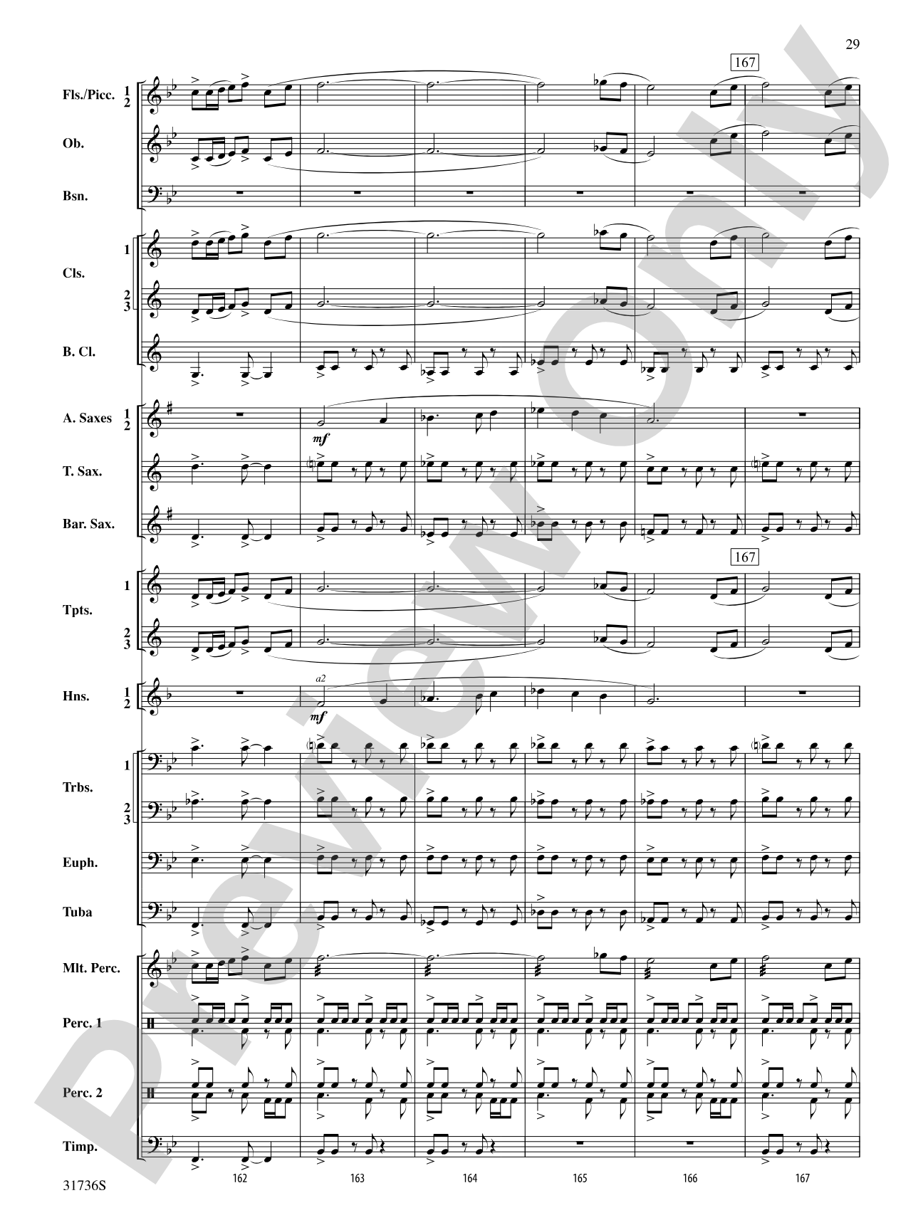 Aquia Hills: Concert Band Conductor Score & Parts