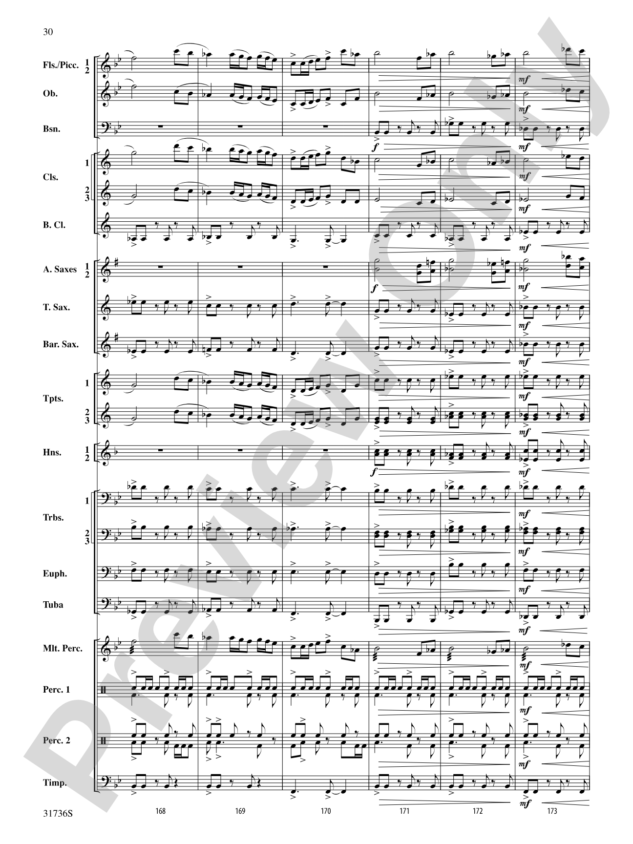 Aquia Hills: Concert Band Conductor Score & Parts