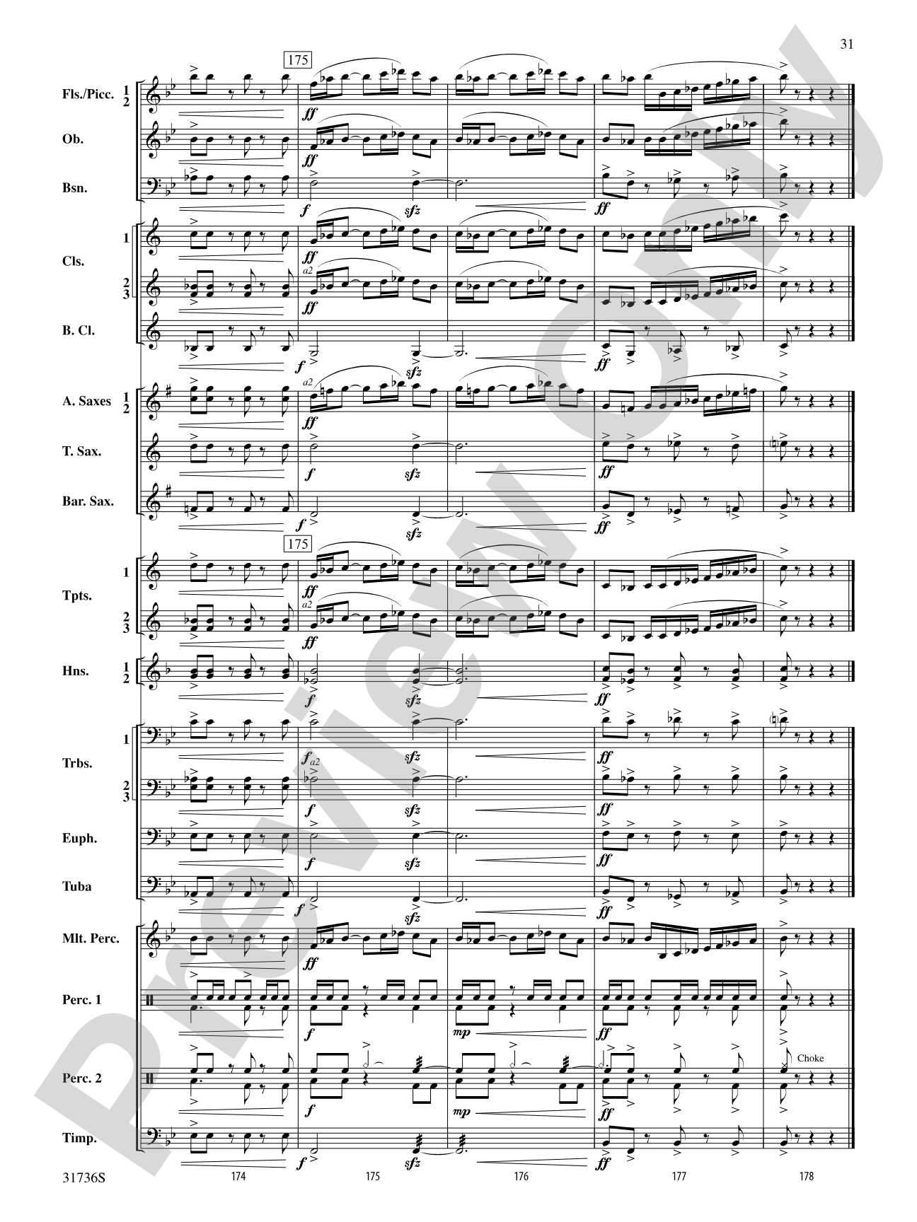 Aquia Hills: Concert Band Conductor Score & Parts