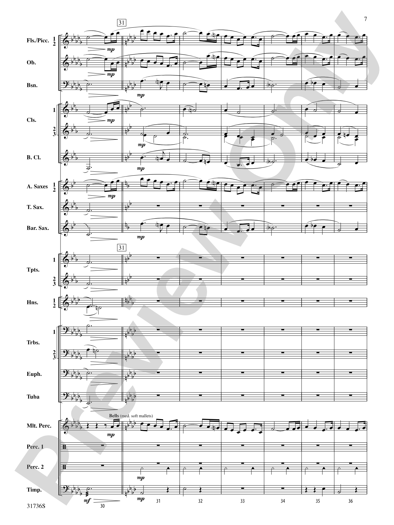 Aquia Hills: Concert Band Conductor Score & Parts