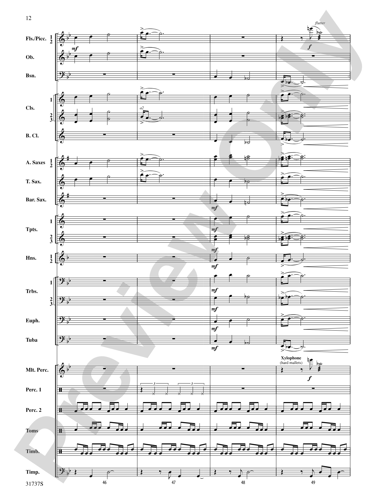 Legends of the Yucatan: Concert Band Conductor Score & Parts