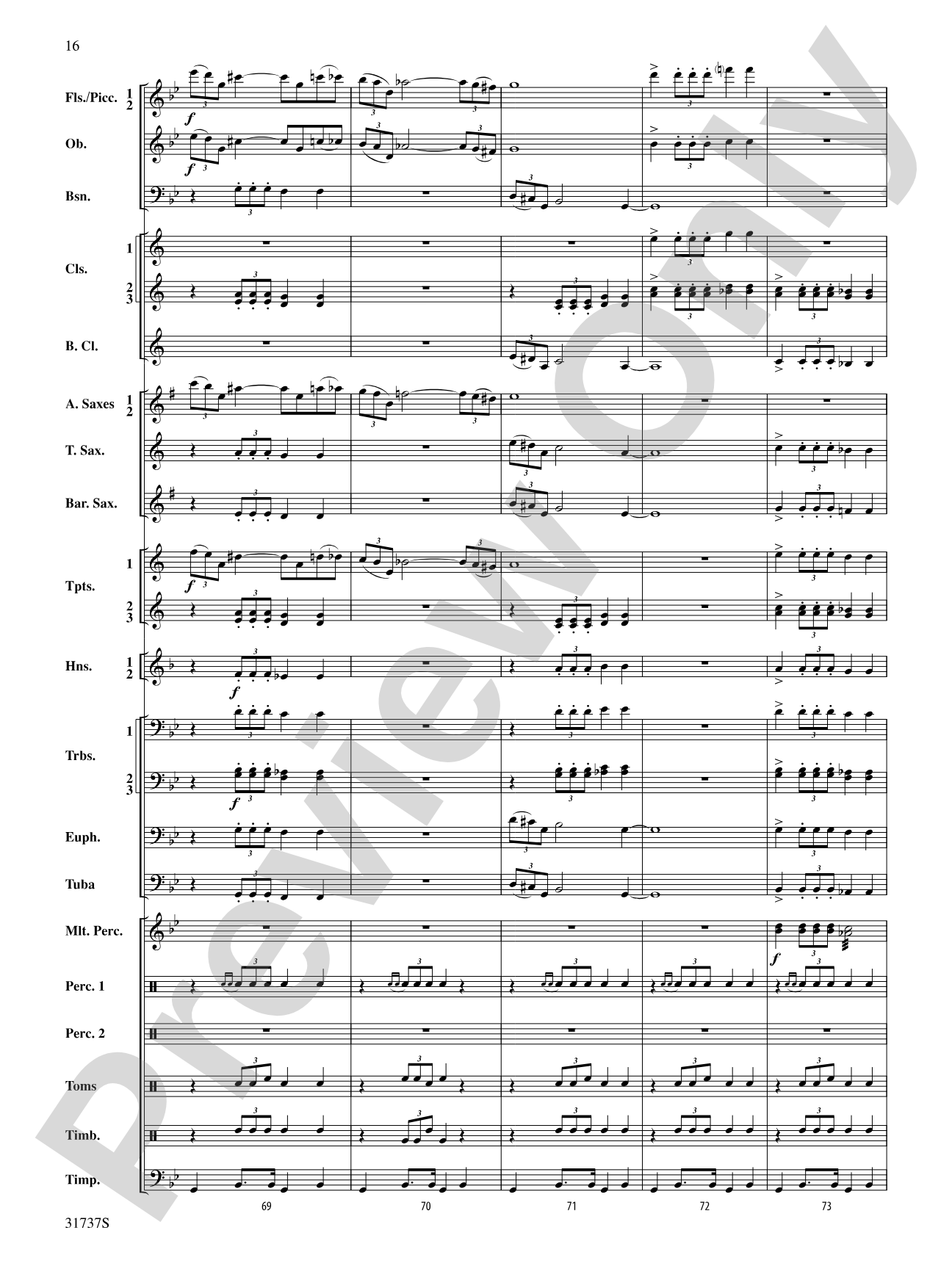 Legends of the Yucatan: Concert Band Conductor Score & Parts