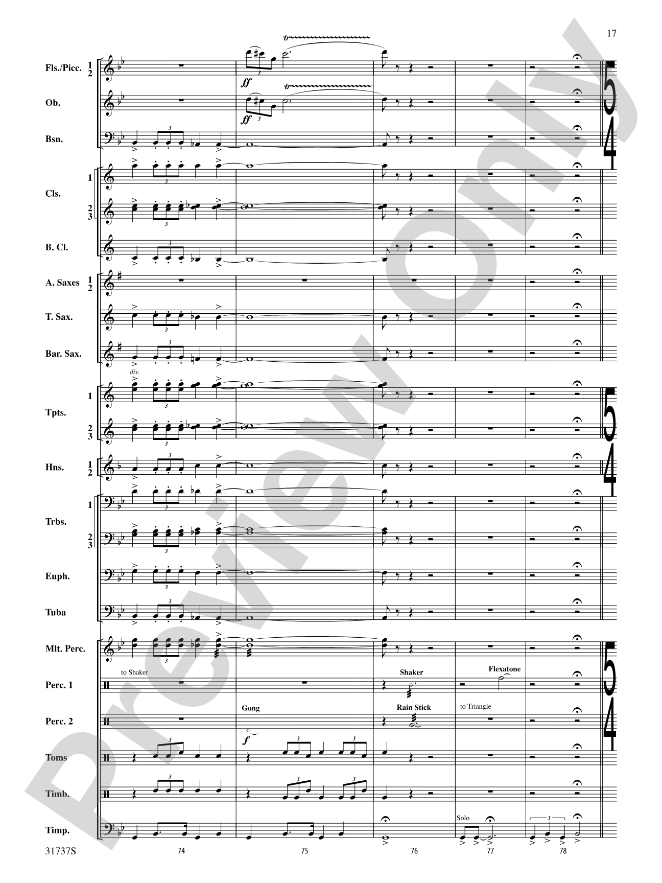 Legends of the Yucatan: Concert Band Conductor Score & Parts