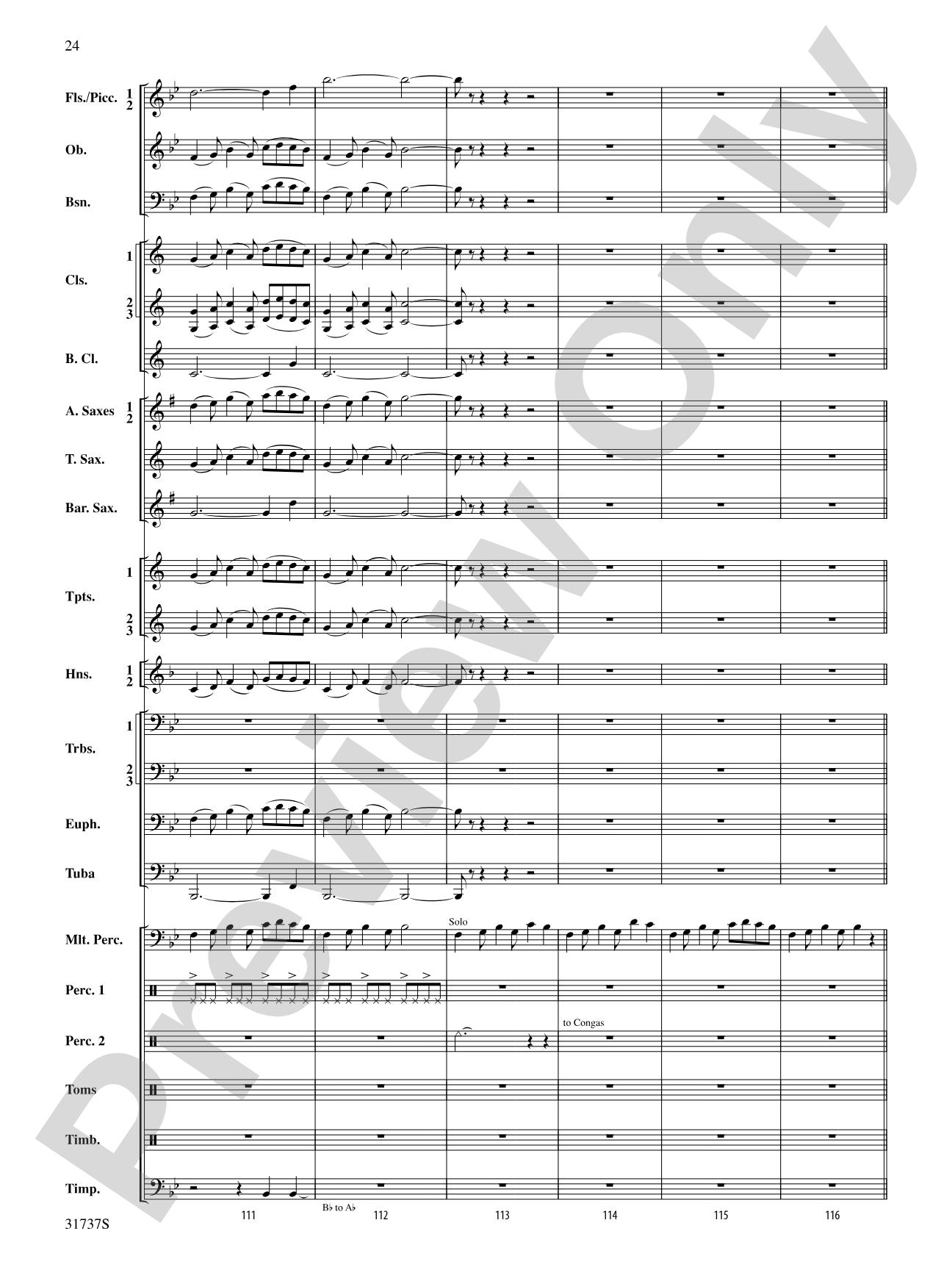 Legends of the Yucatan: Concert Band Conductor Score & Parts