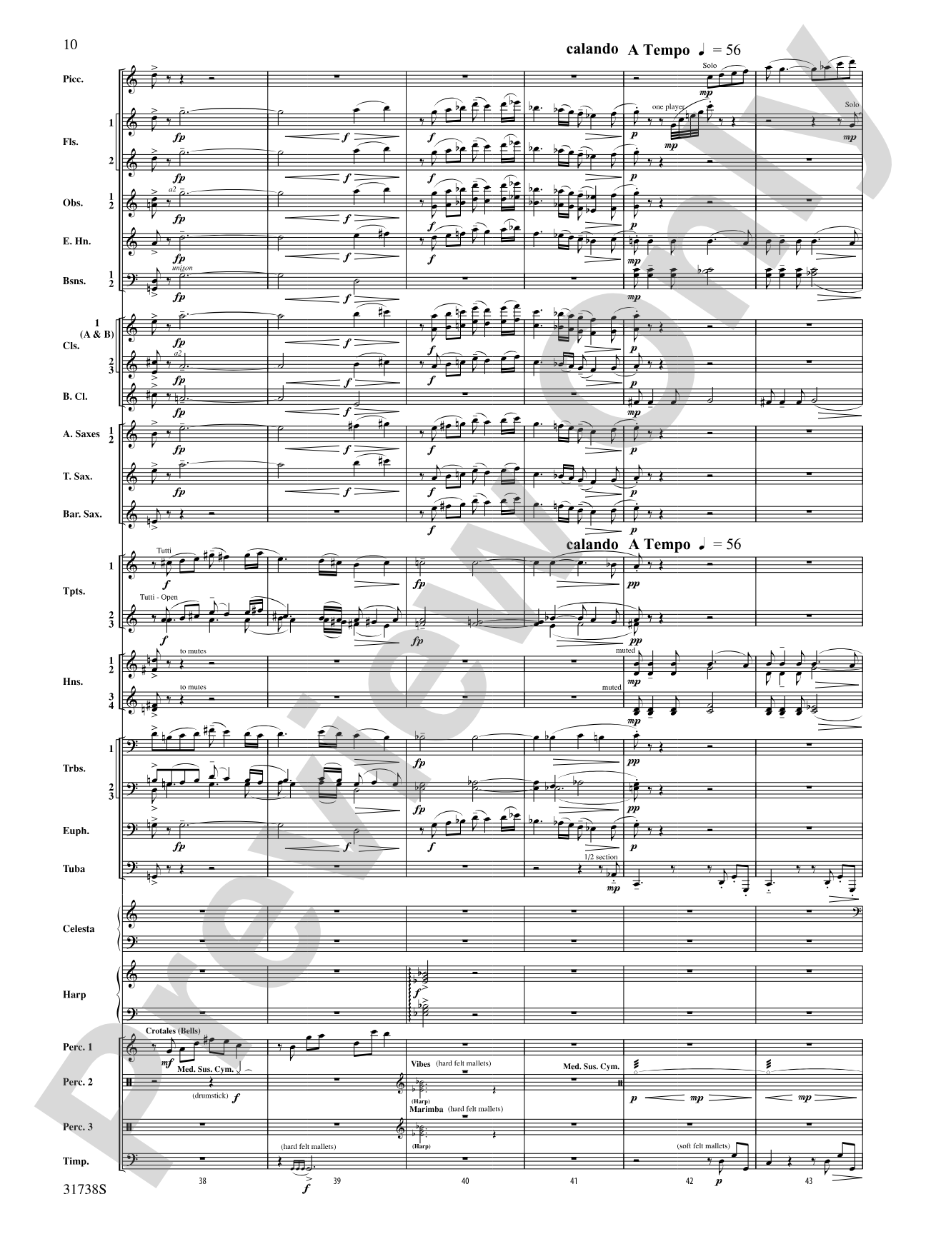 Shenandoah: Concert Band Conductor Score & Parts