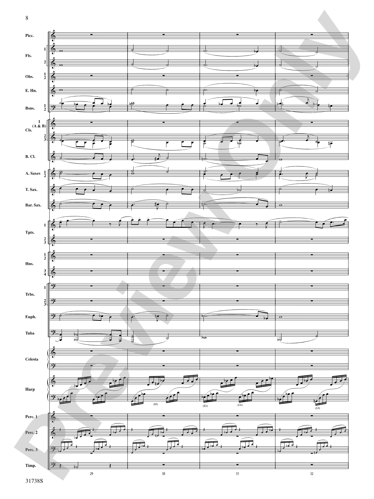 Shenandoah: Concert Band Conductor Score & Parts