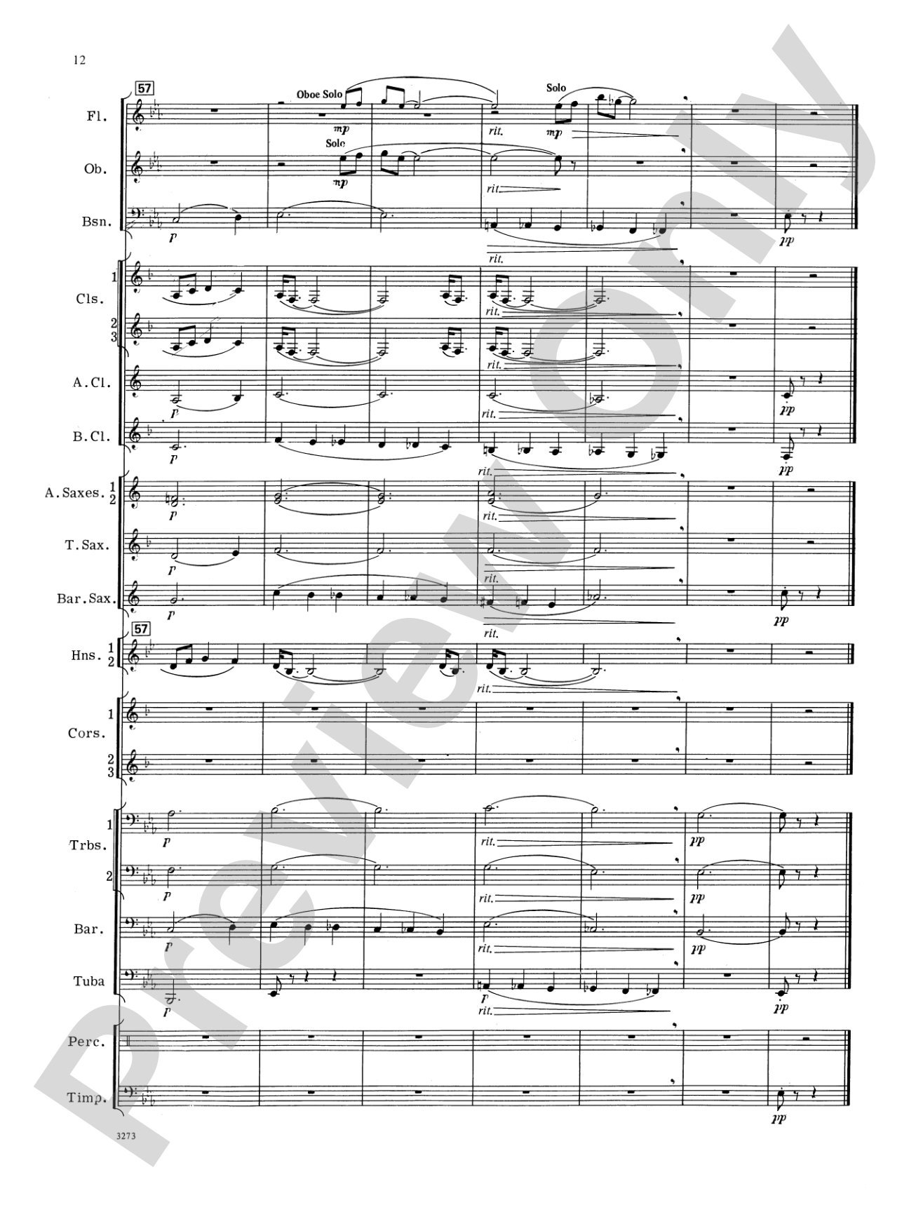 Greenwillow Portrait: Concert Band Conductor Score & Parts