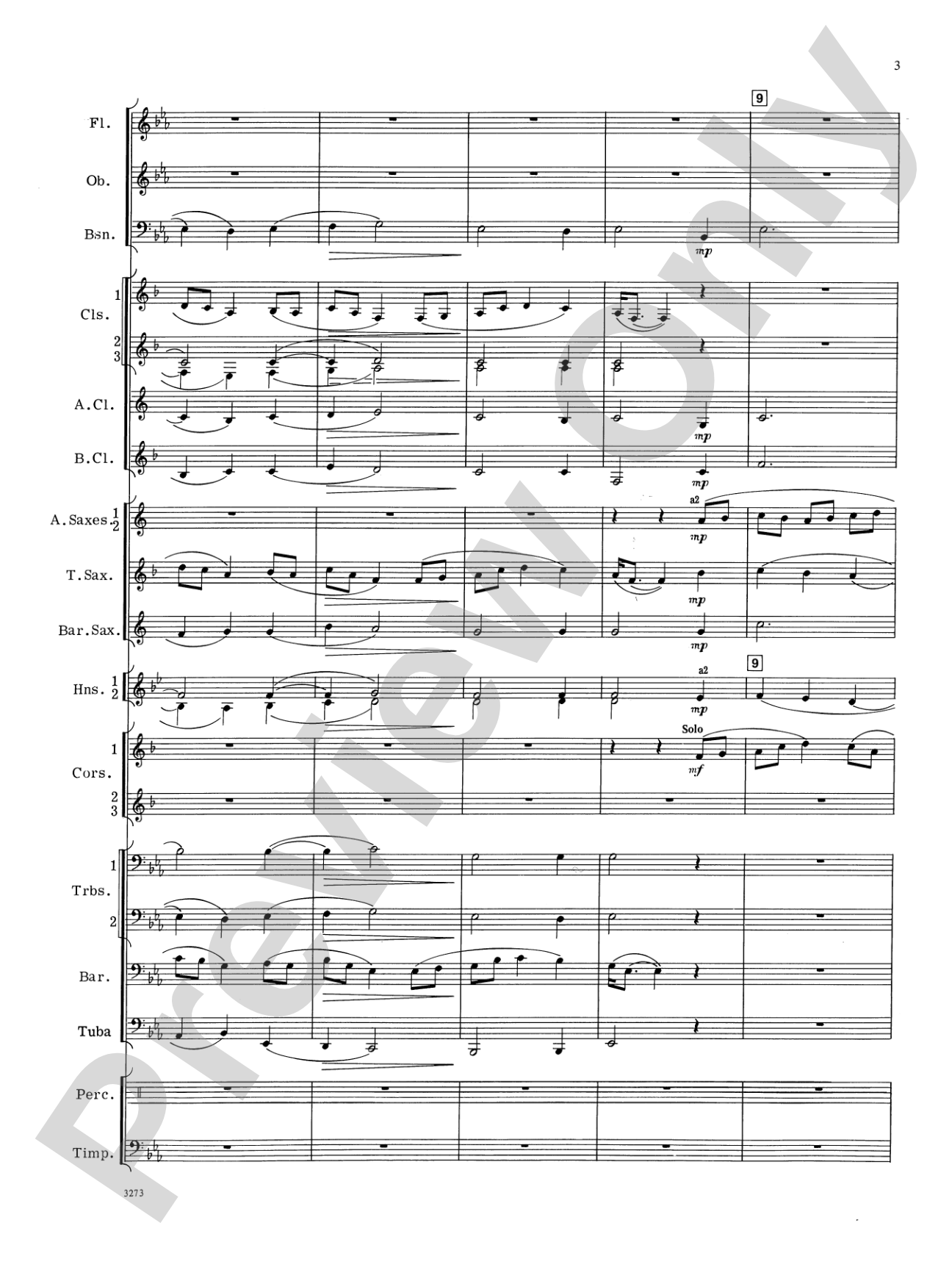 Greenwillow Portrait: Concert Band Conductor Score & Parts