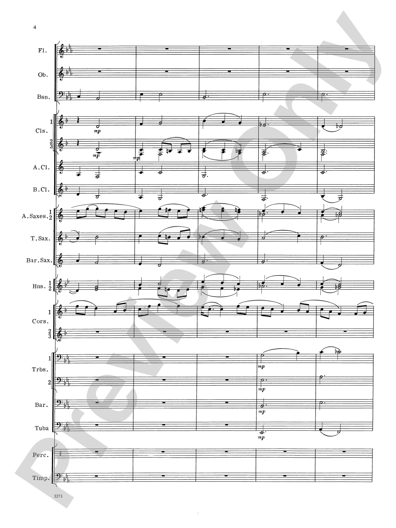 Greenwillow Portrait: Concert Band Conductor Score & Parts
