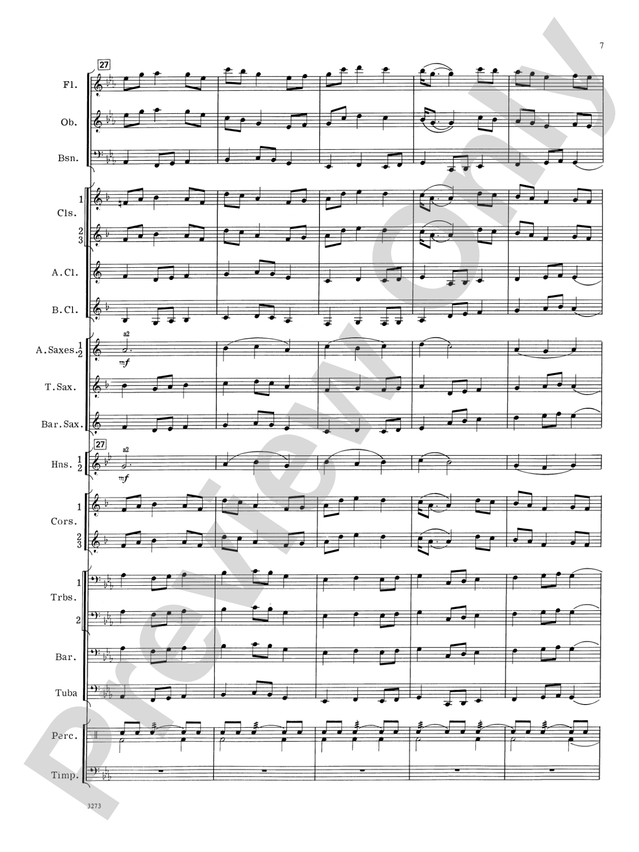 Greenwillow Portrait: Concert Band Conductor Score & Parts