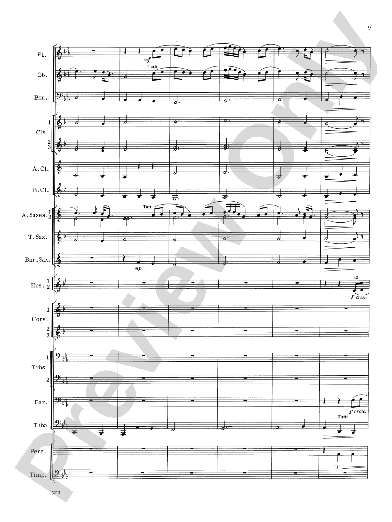 Greenwillow Portrait: Concert Band Conductor Score & Parts