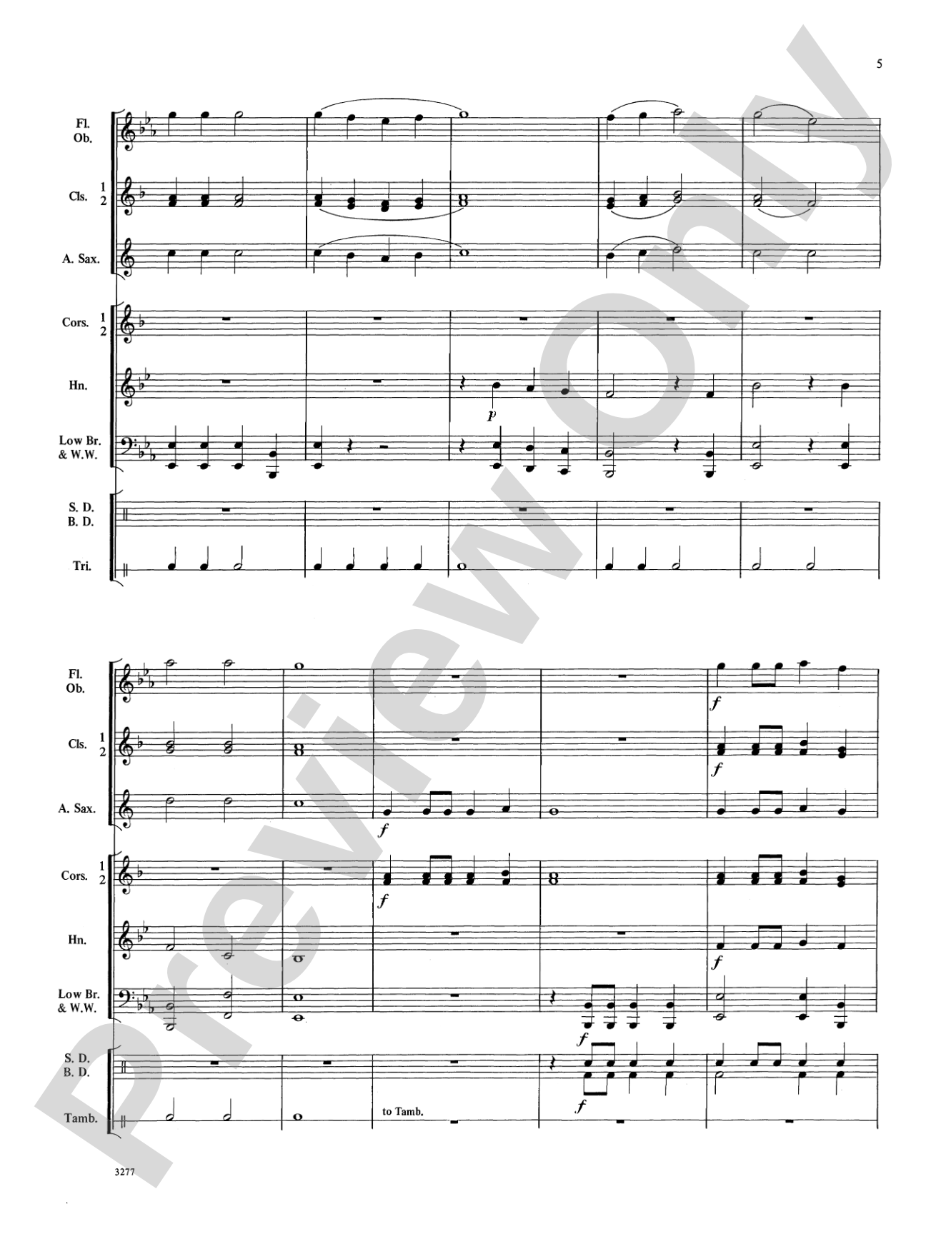 Christmas March: Concert Band Conductor Score & Parts