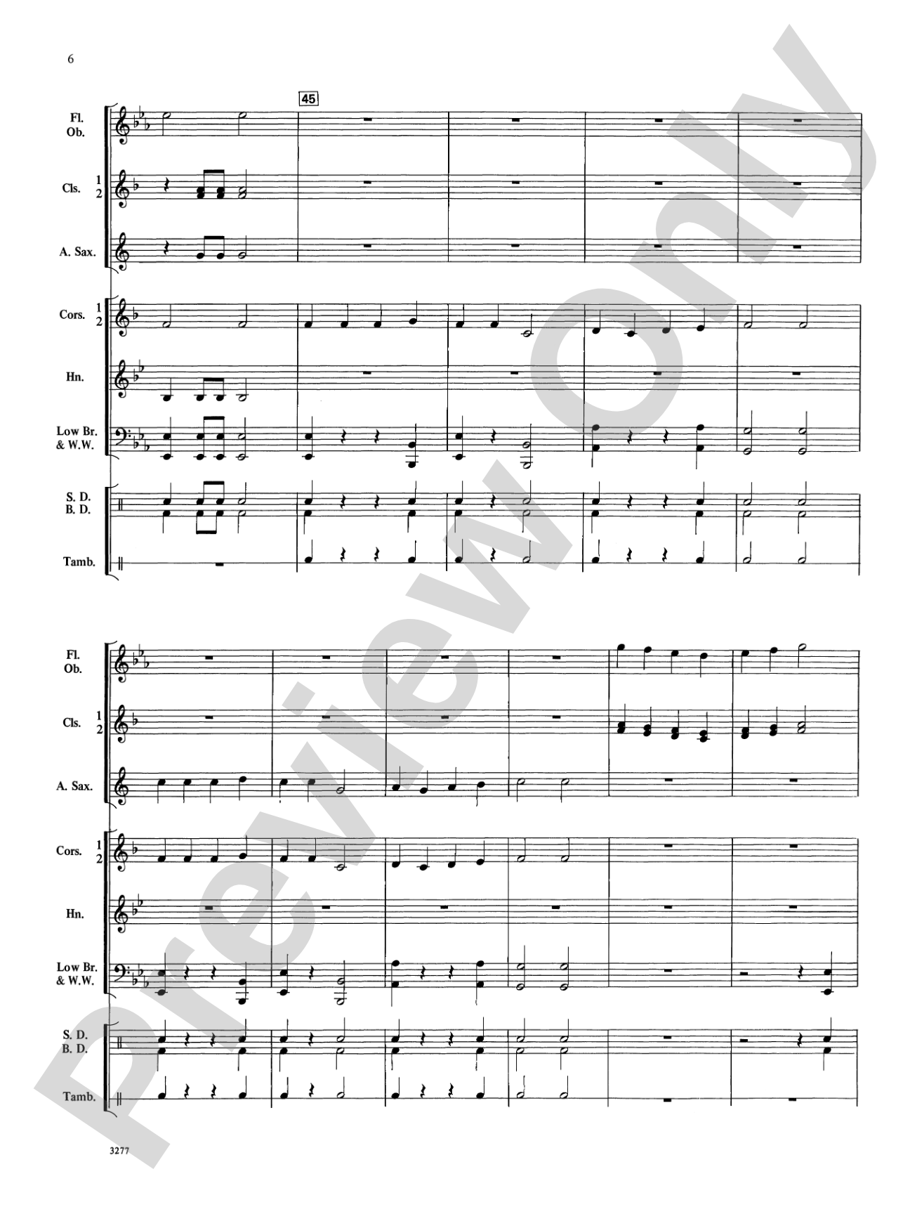 Christmas March: Concert Band Conductor Score & Parts
