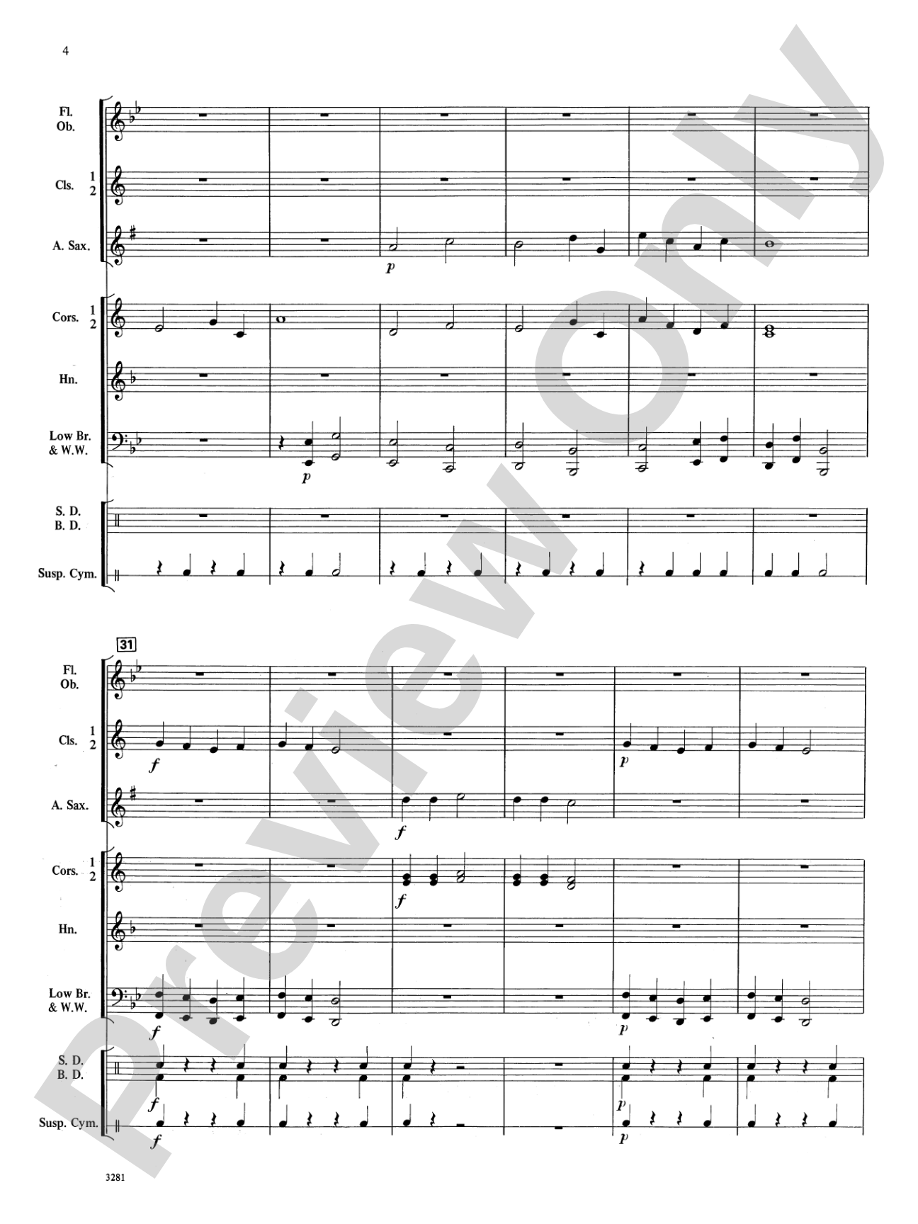 Spirit of Victory: Concert Band Conductor Score & Parts