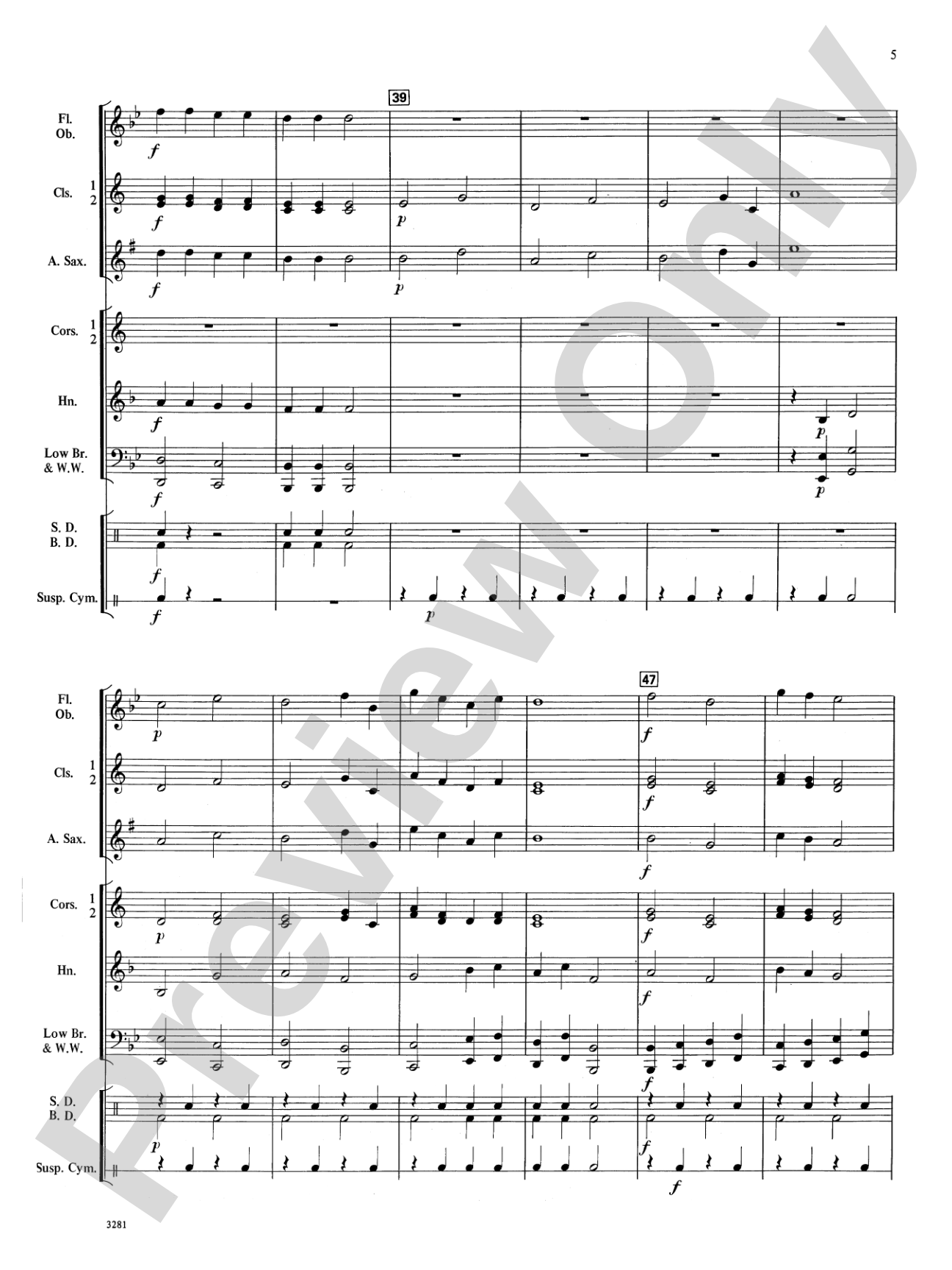 Spirit of Victory: Concert Band Conductor Score & Parts