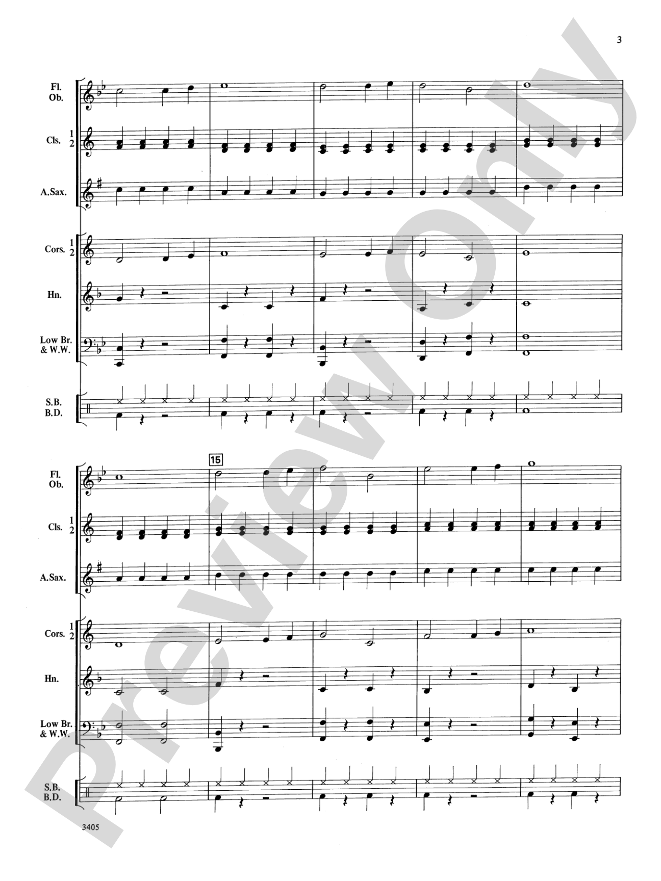 A Christmas Sleigh Ride: Concert Band Conductor Score & Parts