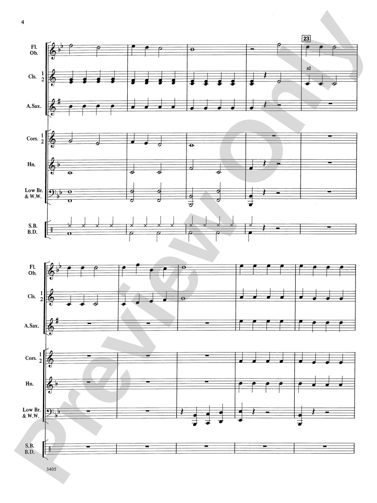 A Christmas Sleigh Ride: Concert Band Conductor Score & Parts