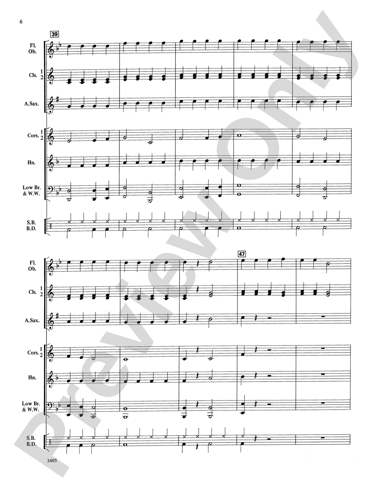 A Christmas Sleigh Ride: Concert Band Conductor Score & Parts