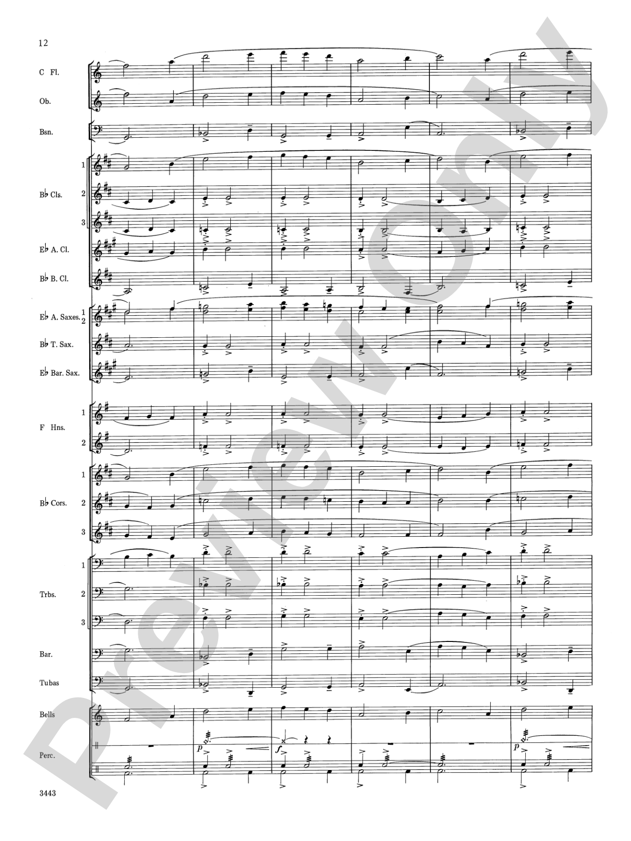 Newfoundland Folk Song: Concert Band Conductor Score & Parts
