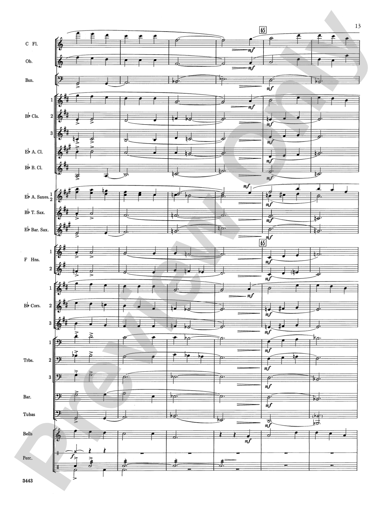 Newfoundland Folk Song: Concert Band Conductor Score & Parts