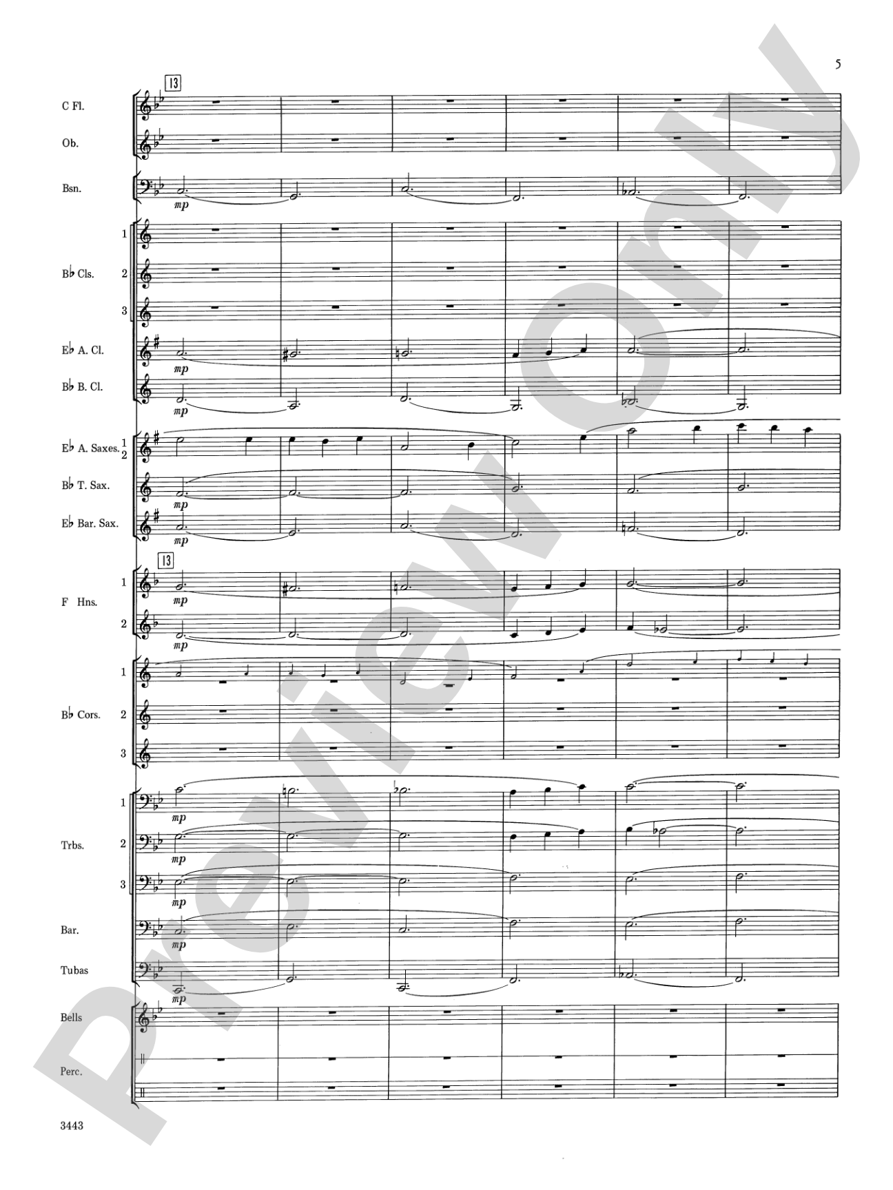 Newfoundland Folk Song: Concert Band Conductor Score & Parts