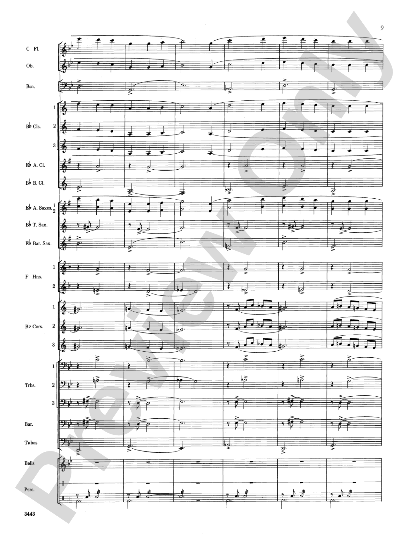 Newfoundland Folk Song: Concert Band Conductor Score & Parts